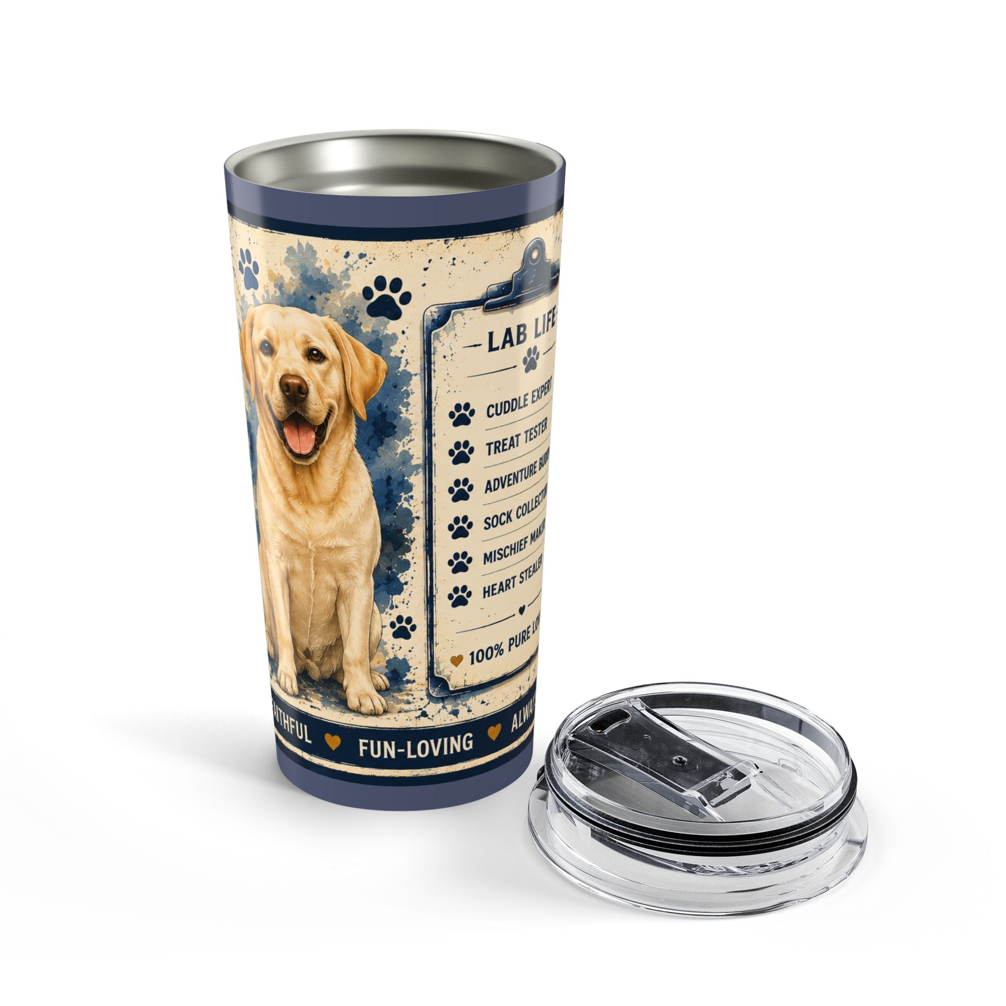 Lab – "Life Is Better With A Lab" Insulated Travel Cup