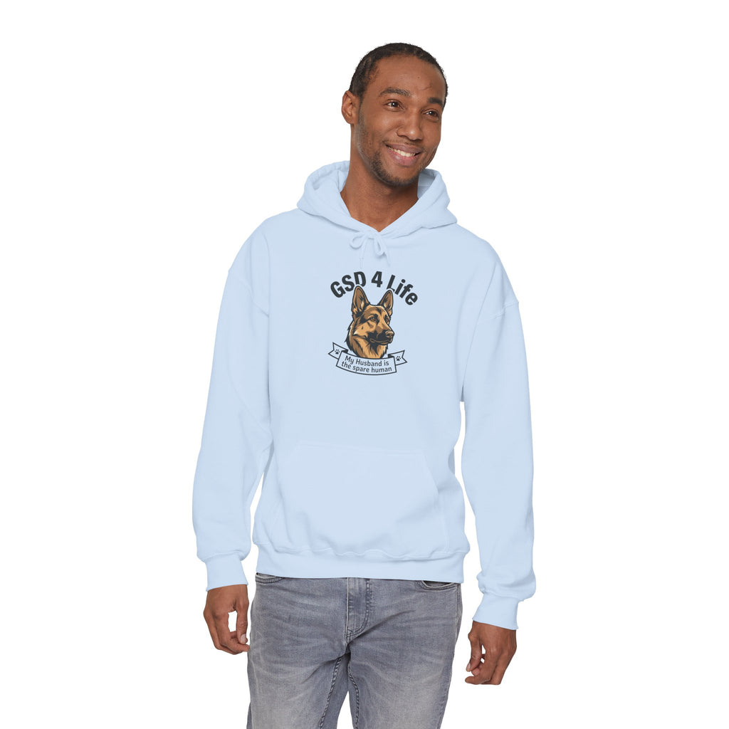 GSD 4 Life Hoodie — my husband is the spare human