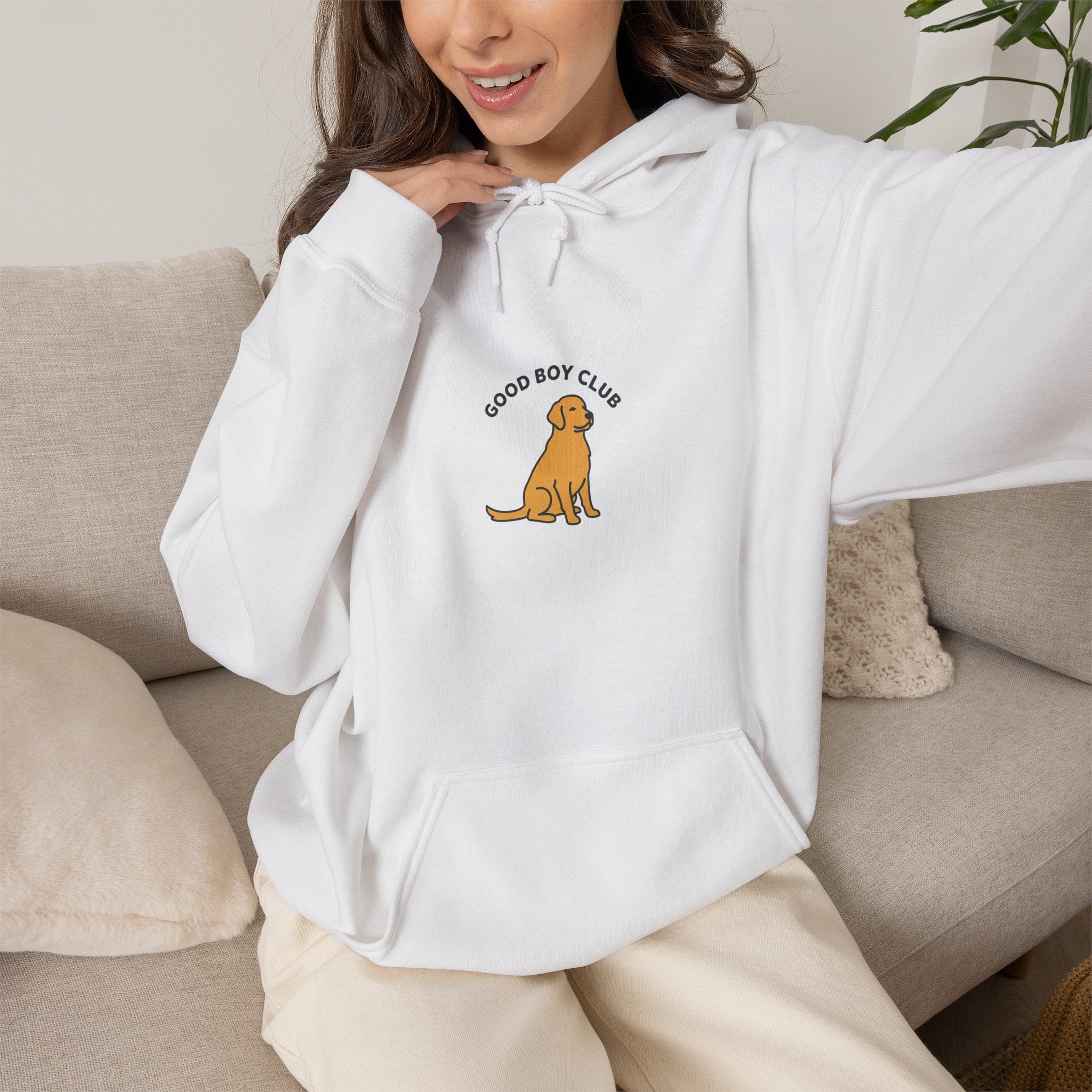 Golden Retriever Hoodie — "Loyal to the Core" Dog Lover Pullover