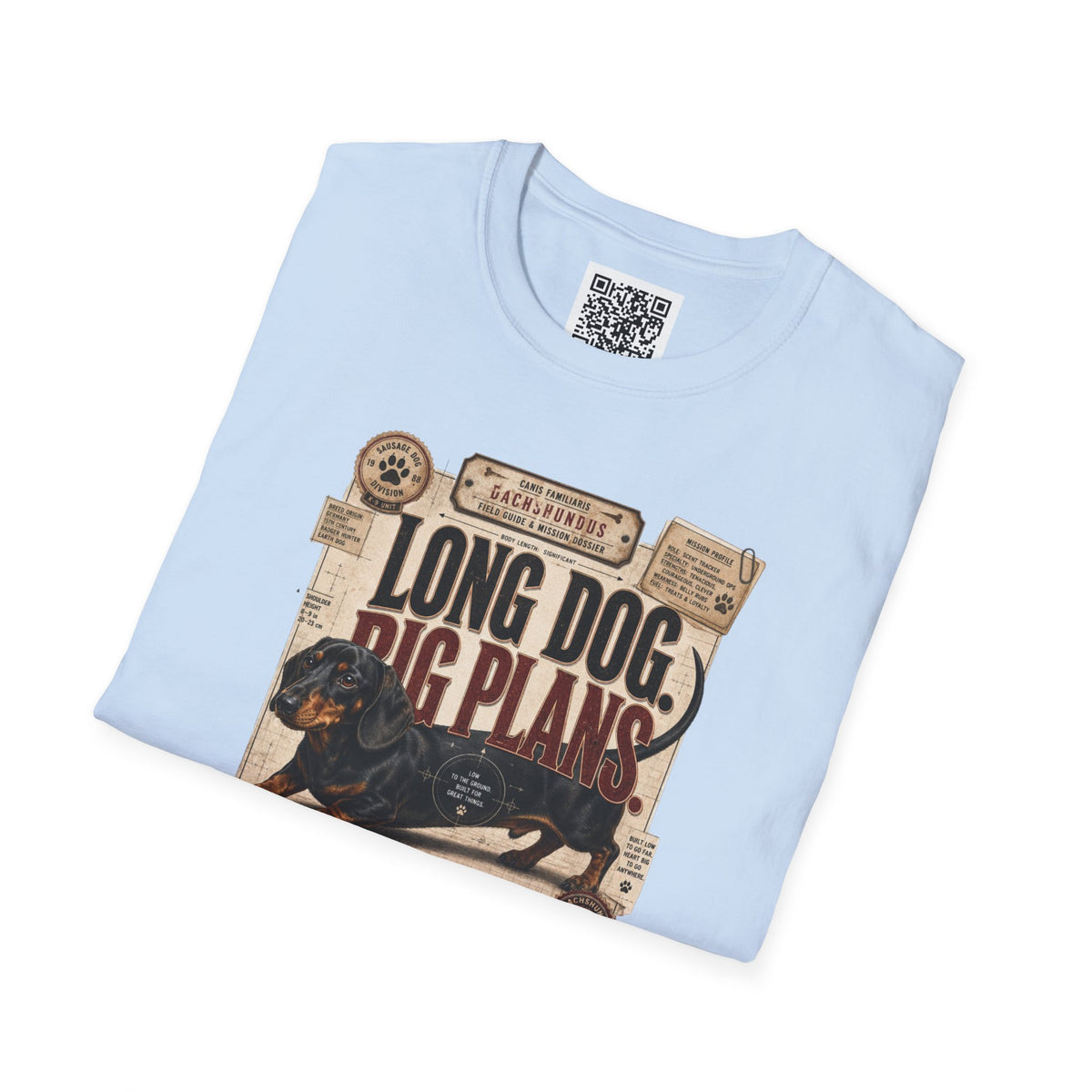 Long Dog, Big Plans Dachshund T-Shirt