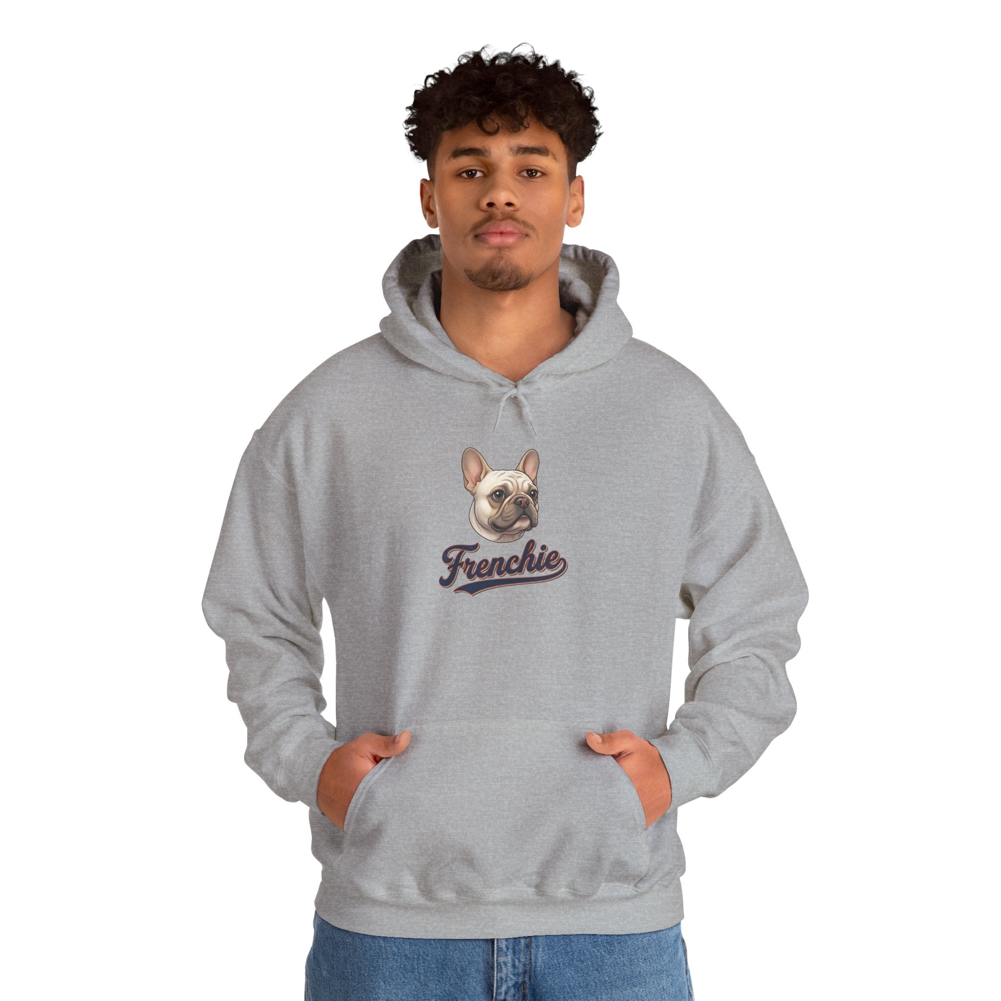 Frenchie Hoodie 90% Energy — Graphic Pullover