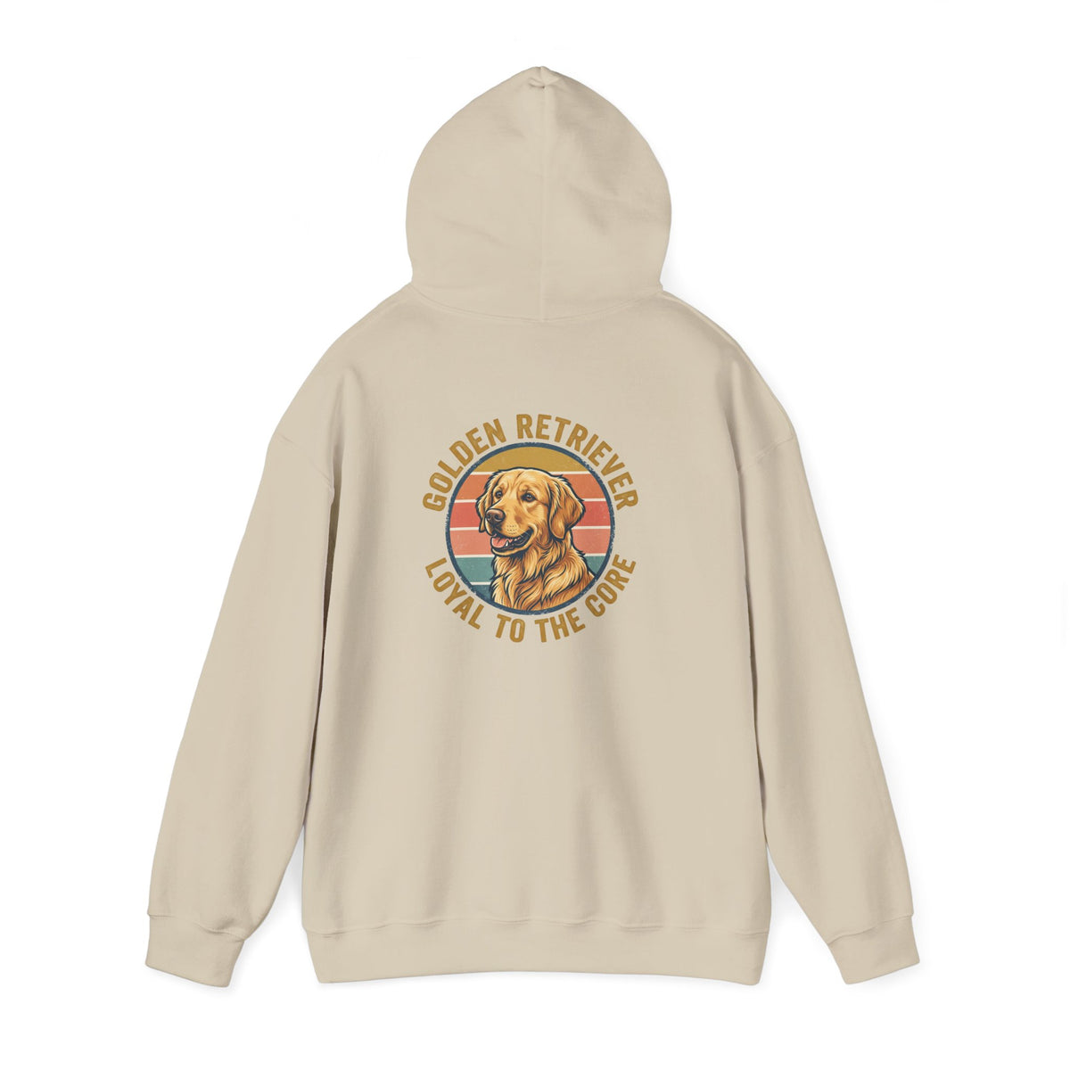 Golden Retriever Hoodie — "Loyal to the Core" Dog Lover Pullover