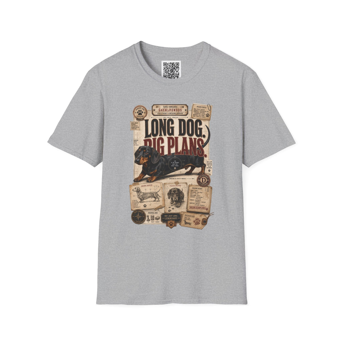 Long Dog, Big Plans Dachshund T-Shirt