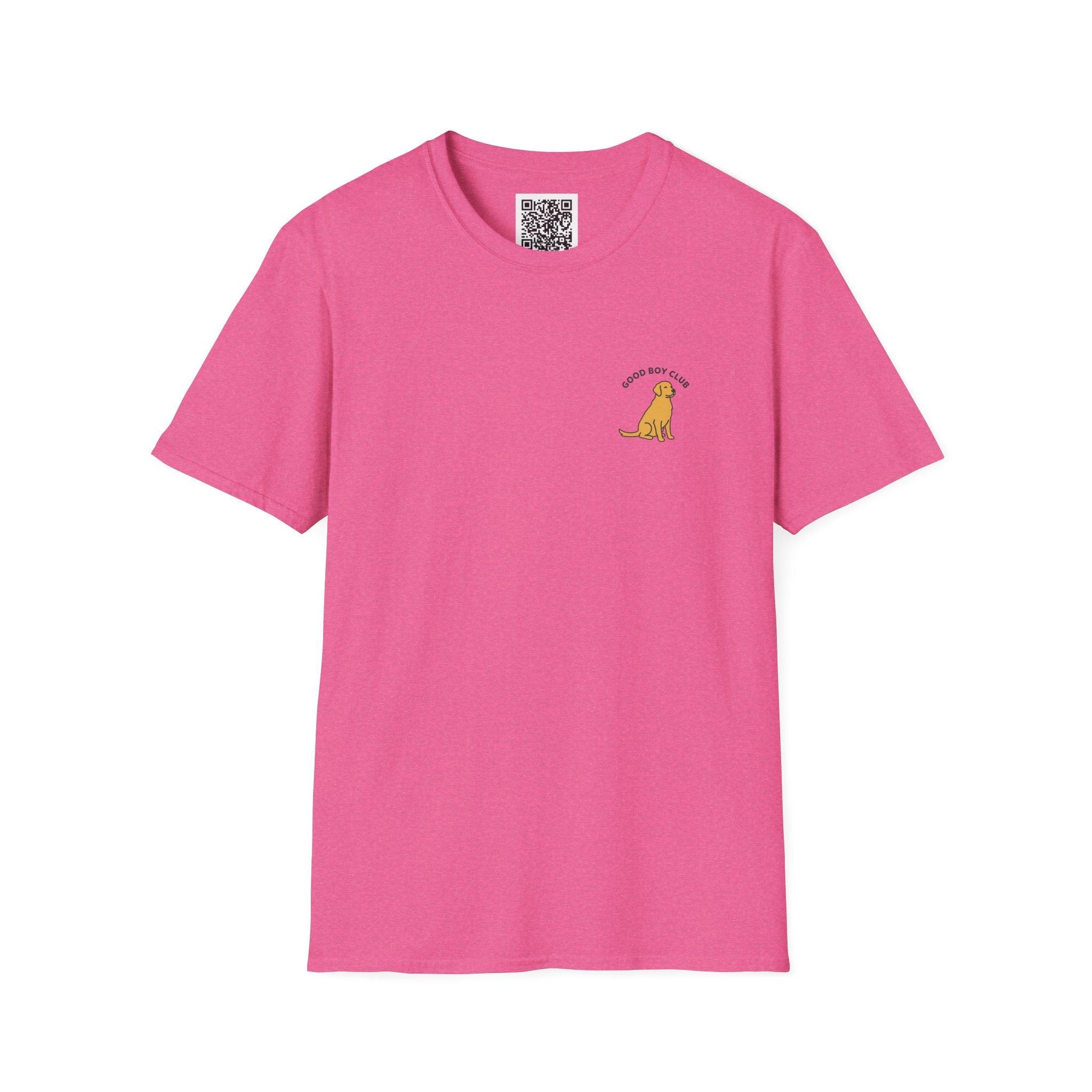 Golden Retriever Good Boy Club Print T-Shirt