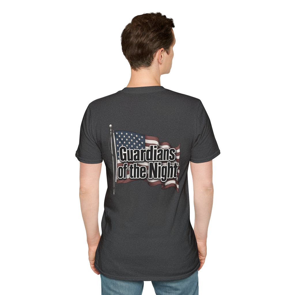 Guardians of the Night T-Shirt — Minimal Chest Text Tee