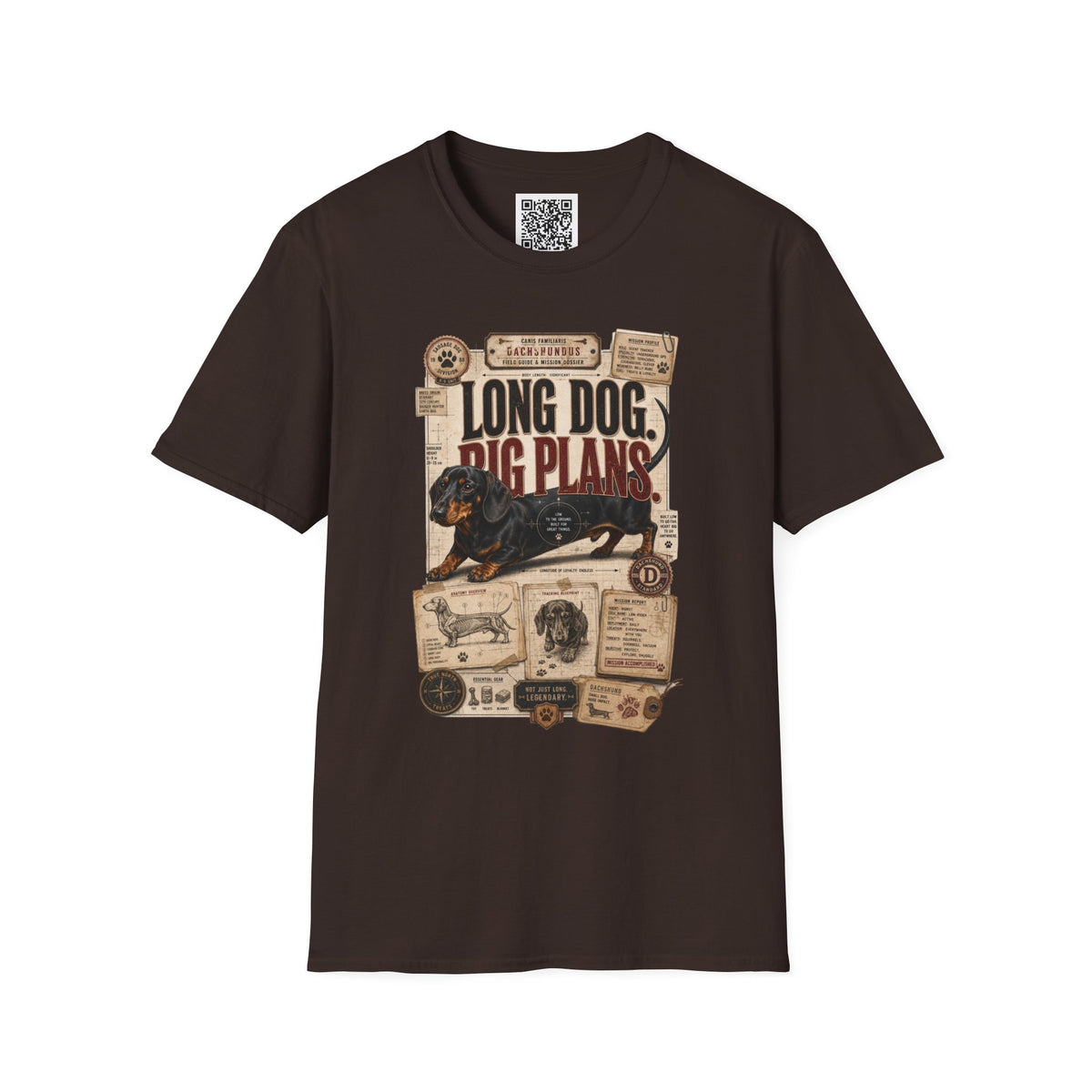 Long Dog, Big Plans Dachshund T-Shirt