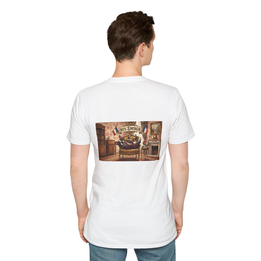 French Bulldog 90% Energy T-Shirt Graphic Tee