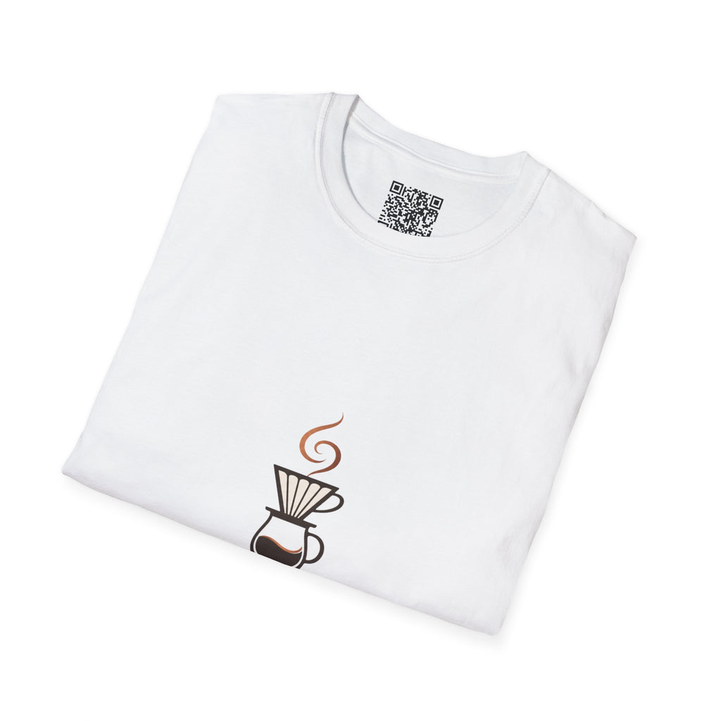Pomeranian Pom Pom Coffee Pomeranian T-Shirt — “Fueled by Coffee and Pom Pom Energy”