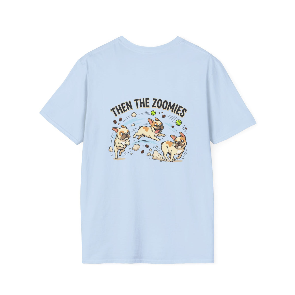 French Bulldog "Coffee First" T-Shirt