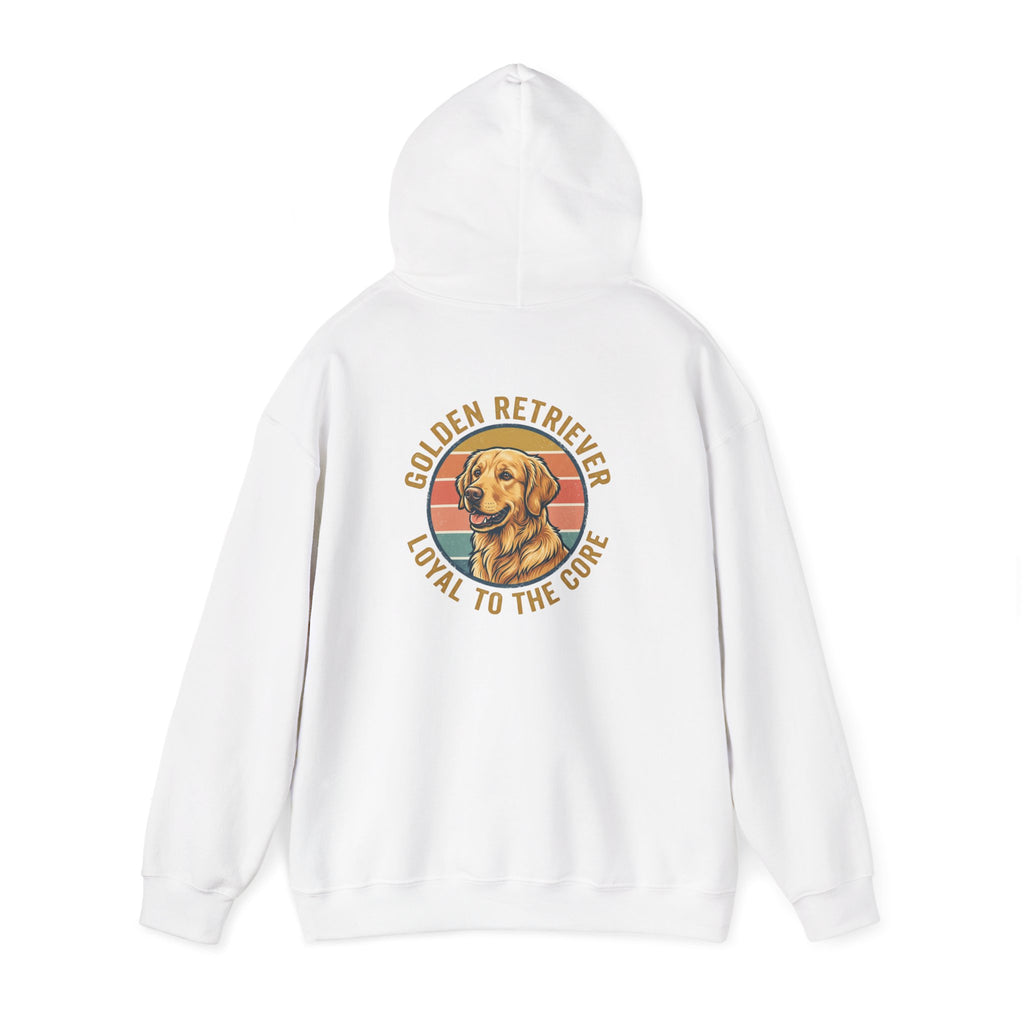 Golden Retriever Hoodie — "Loyal to the Core" Dog Lover Pullover