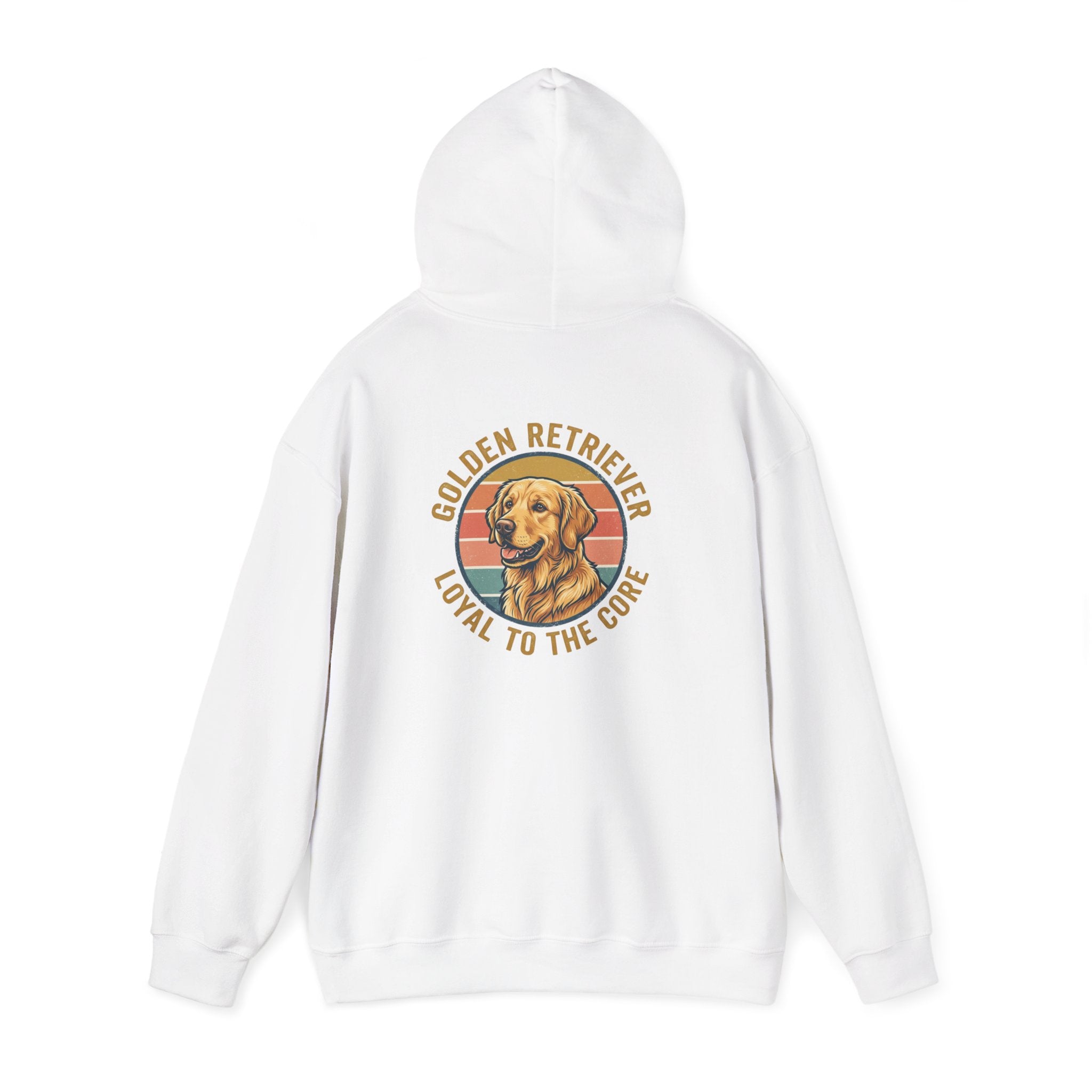 Golden Retriever Hoodie — "Loyal to the Core" Dog Lover Pullover