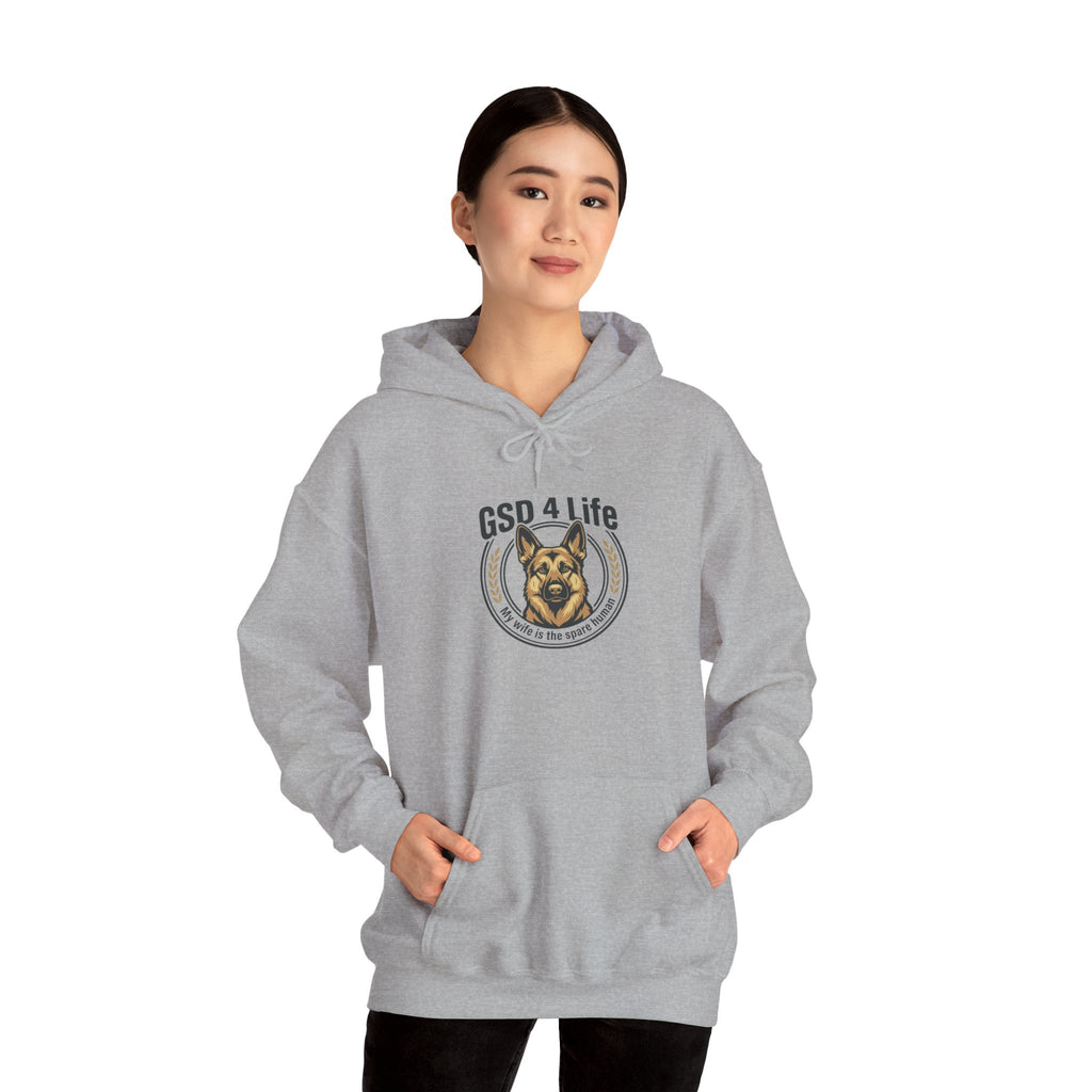 GSD 4 Life Hoodie - wife spare human