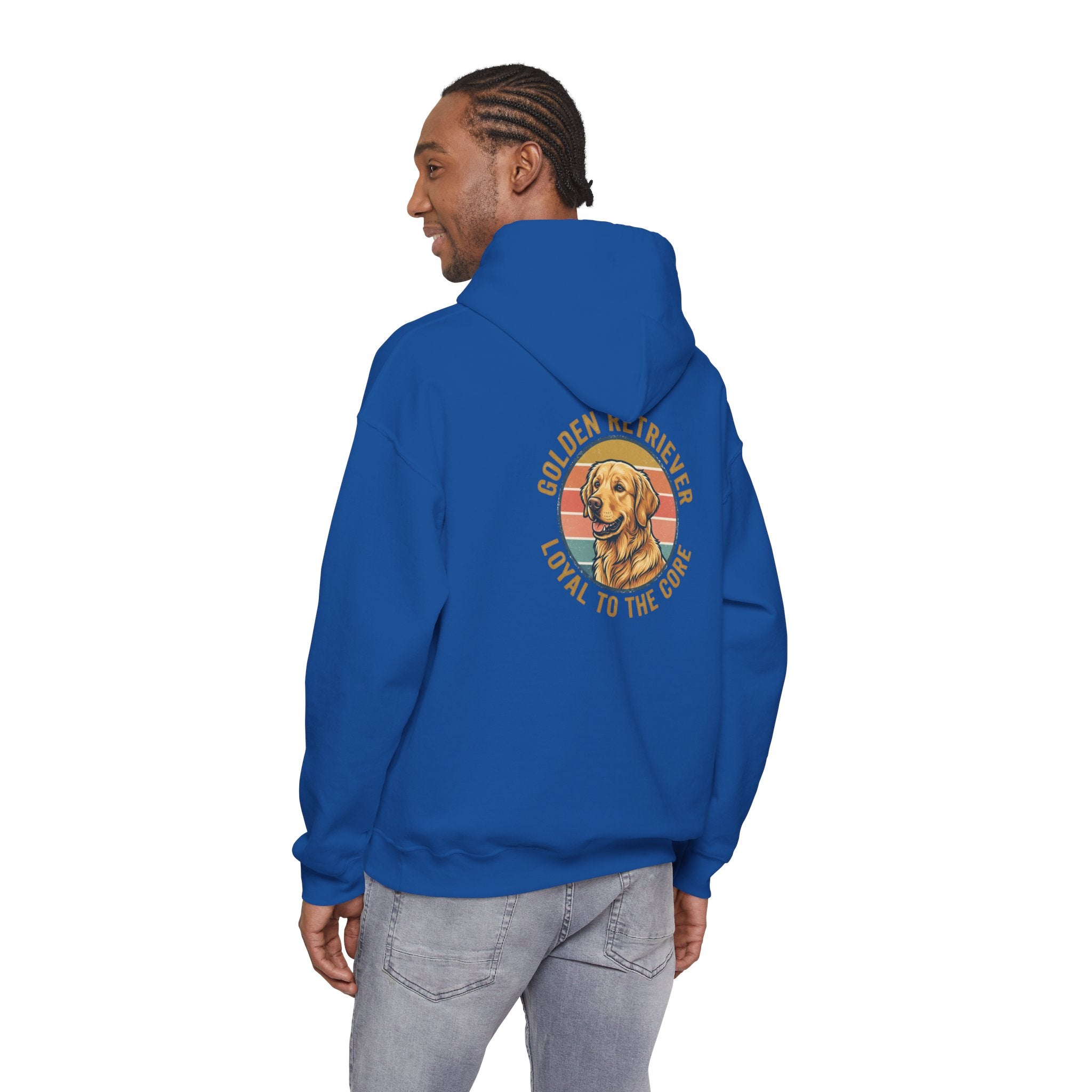 Golden Retriever Hoodie — "Loyal to the Core" Dog Lover Pullover