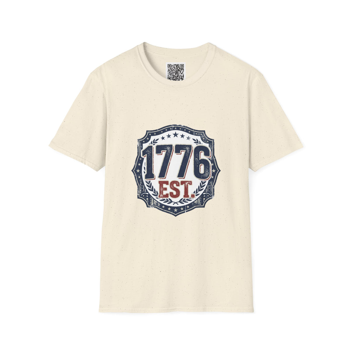 1776 Vintage Shield T-Shirt — Patriotic Independence Day Tee