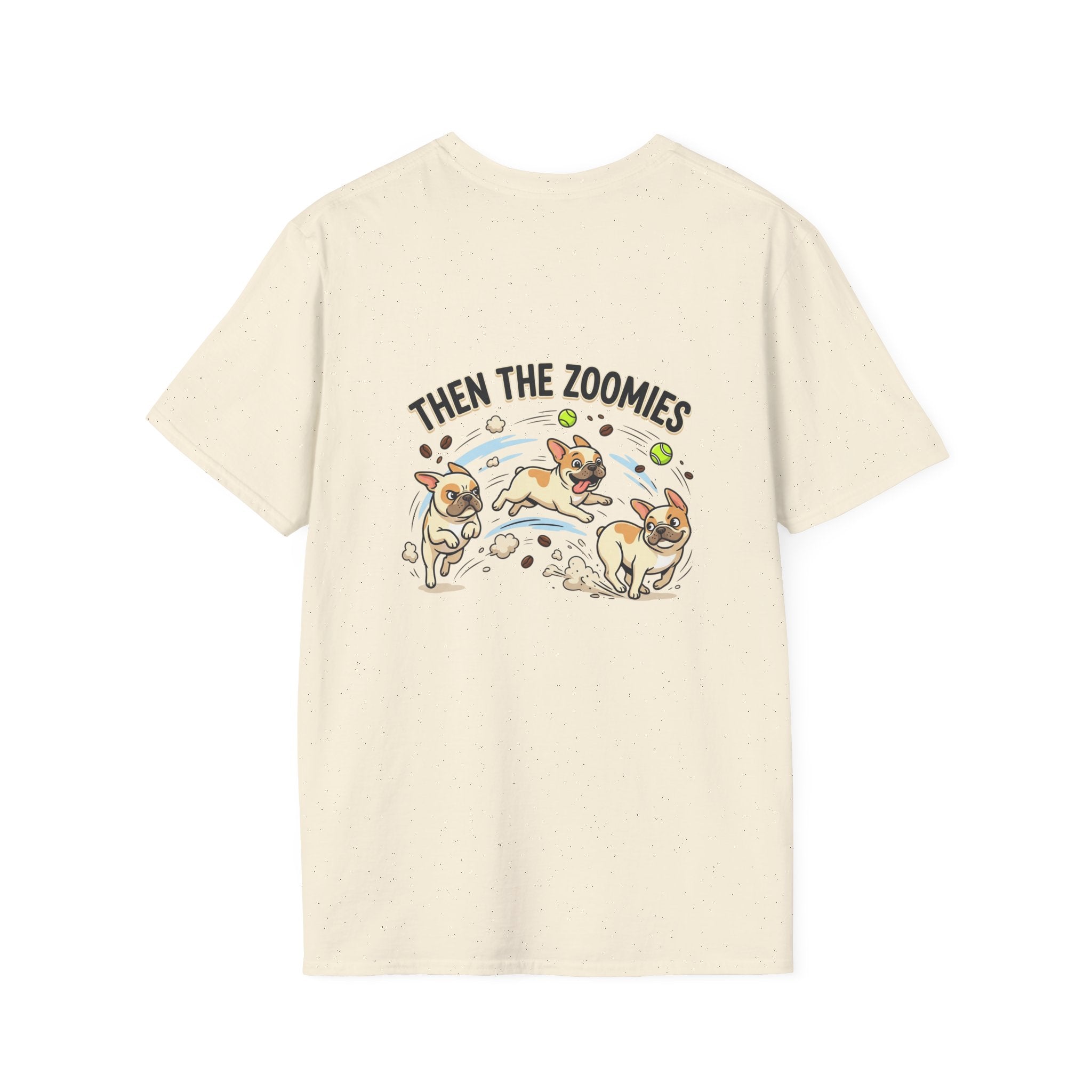 French Bulldog "Coffee First" T-Shirt