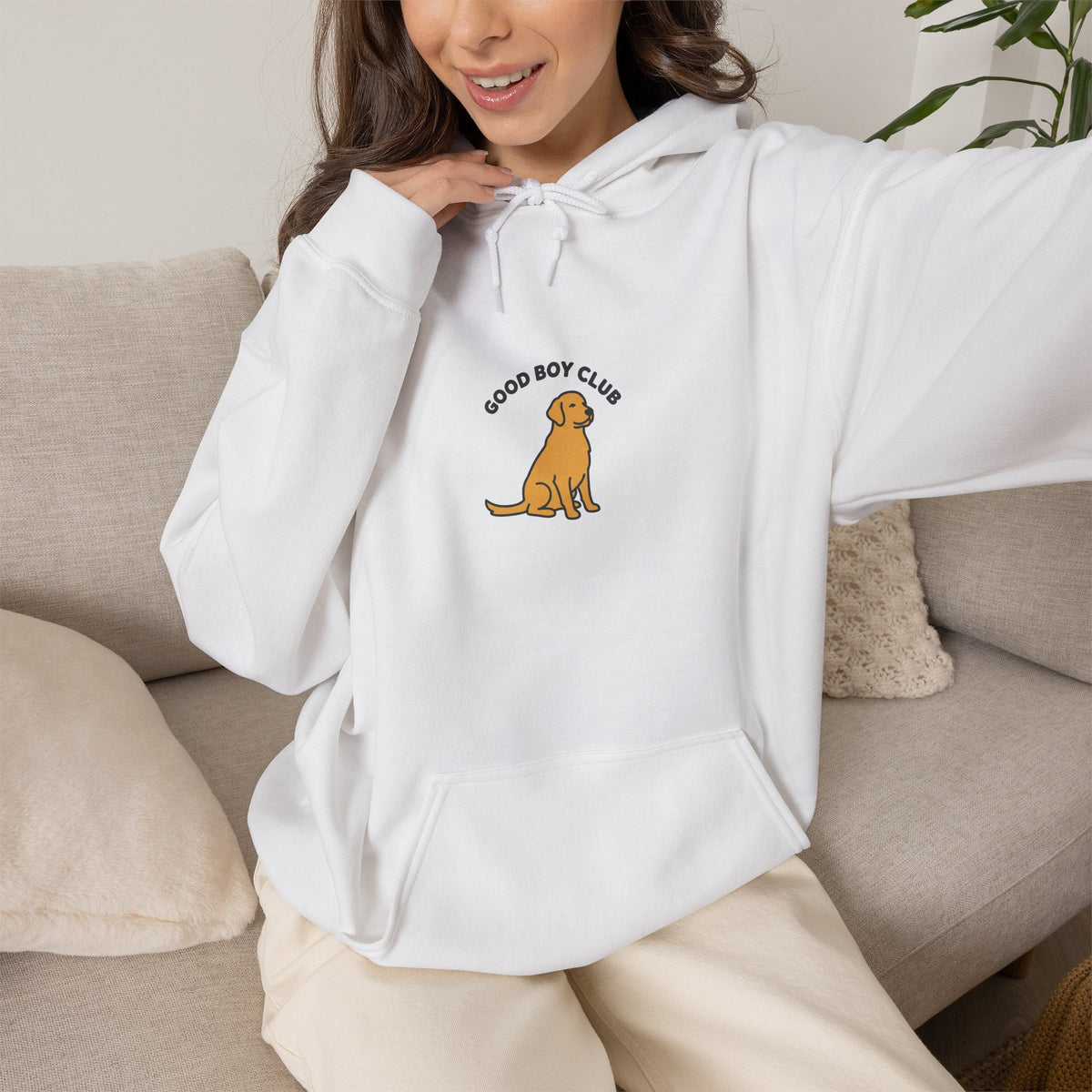 Golden Retriever Hoodie — "Loyal to the Core" Dog Lover Pullover