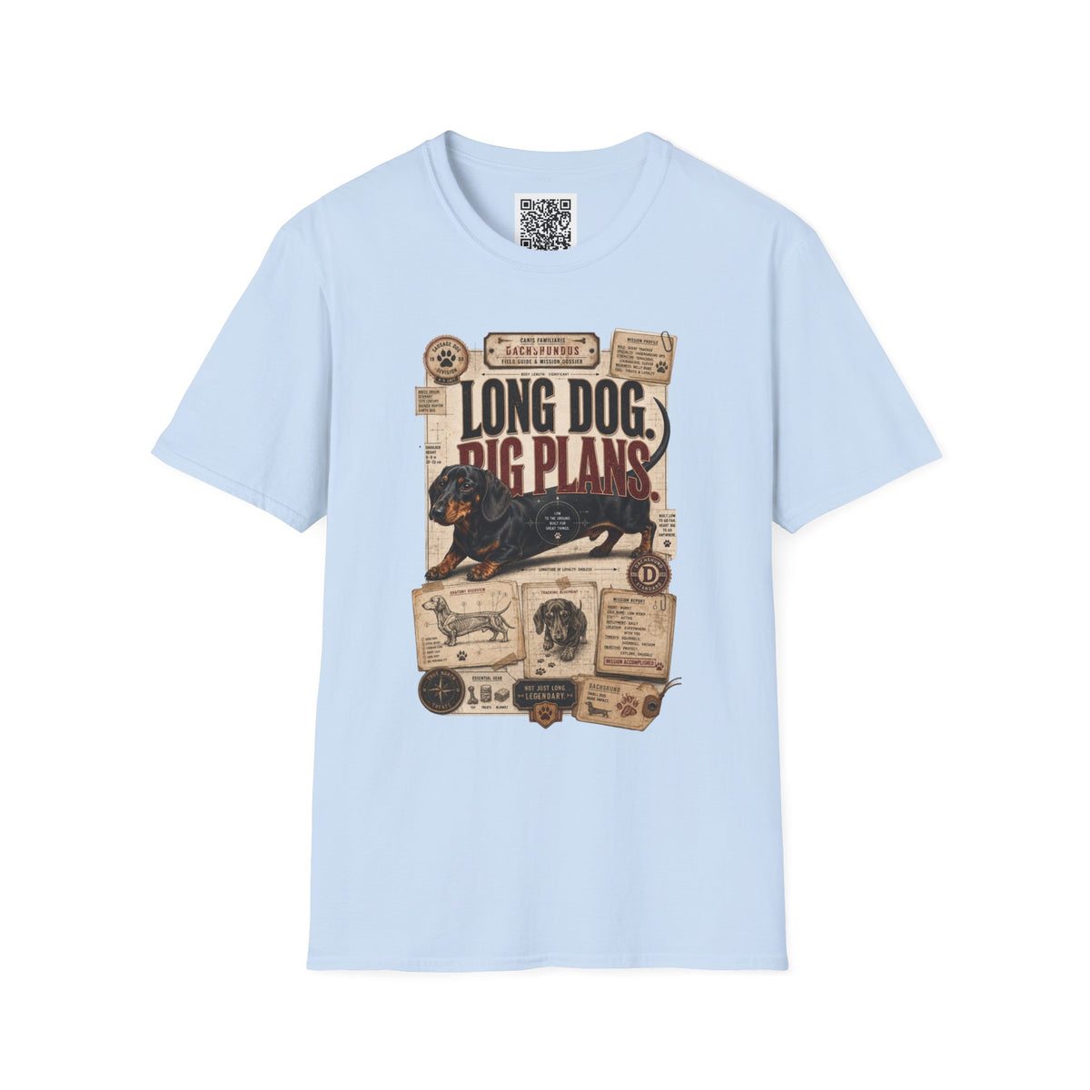 Long Dog, Big Plans Dachshund T-Shirt