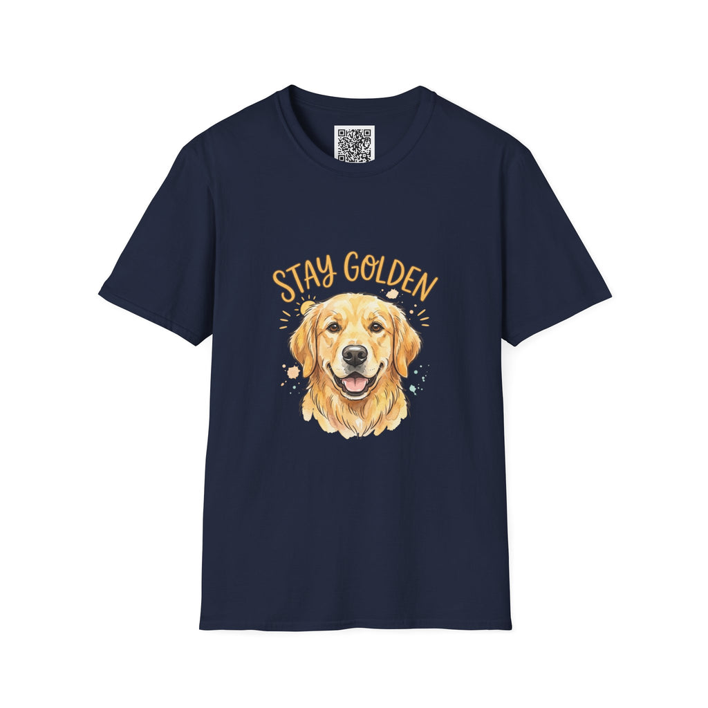"Stay Golden" Golden Retriever Graphic Tee