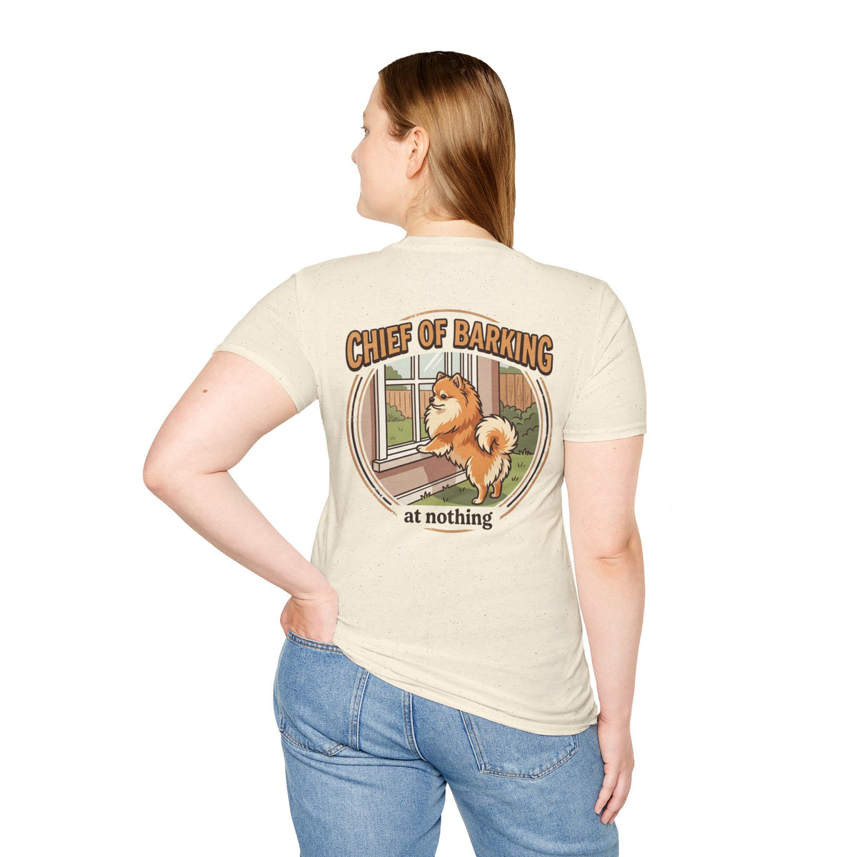 Pomeranian Chief of Barking T-Shirt