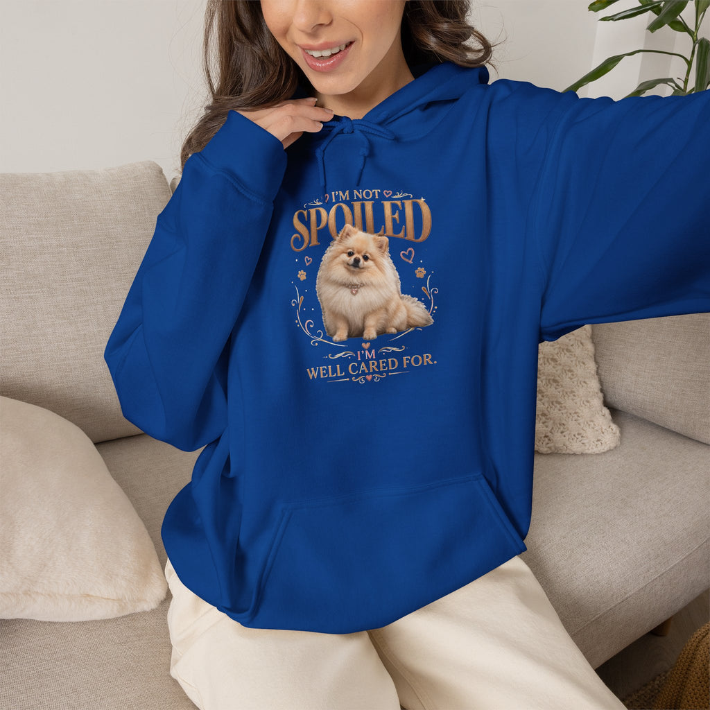 Pomeranian “Spoiled & Well Cared For” Hoodie