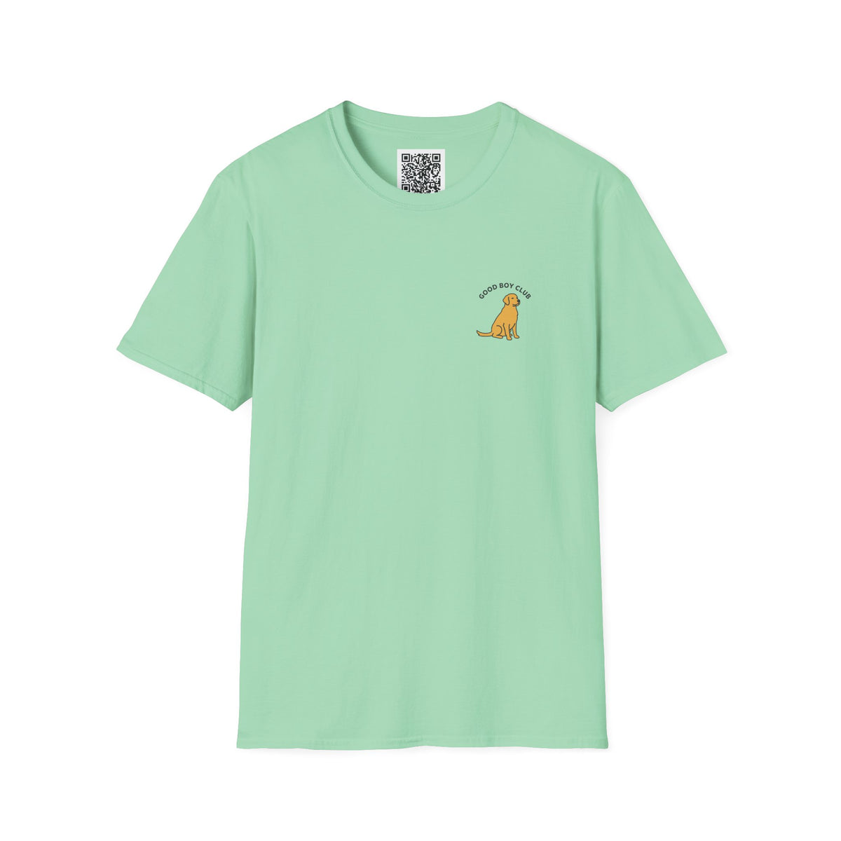Golden Retriever Good Boy Club Print T-Shirt