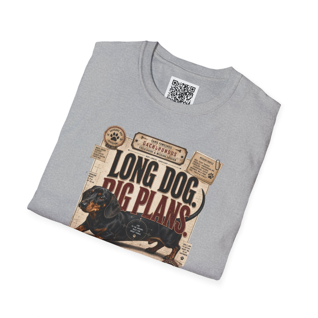 Long Dog, Big Plans Dachshund T-Shirt