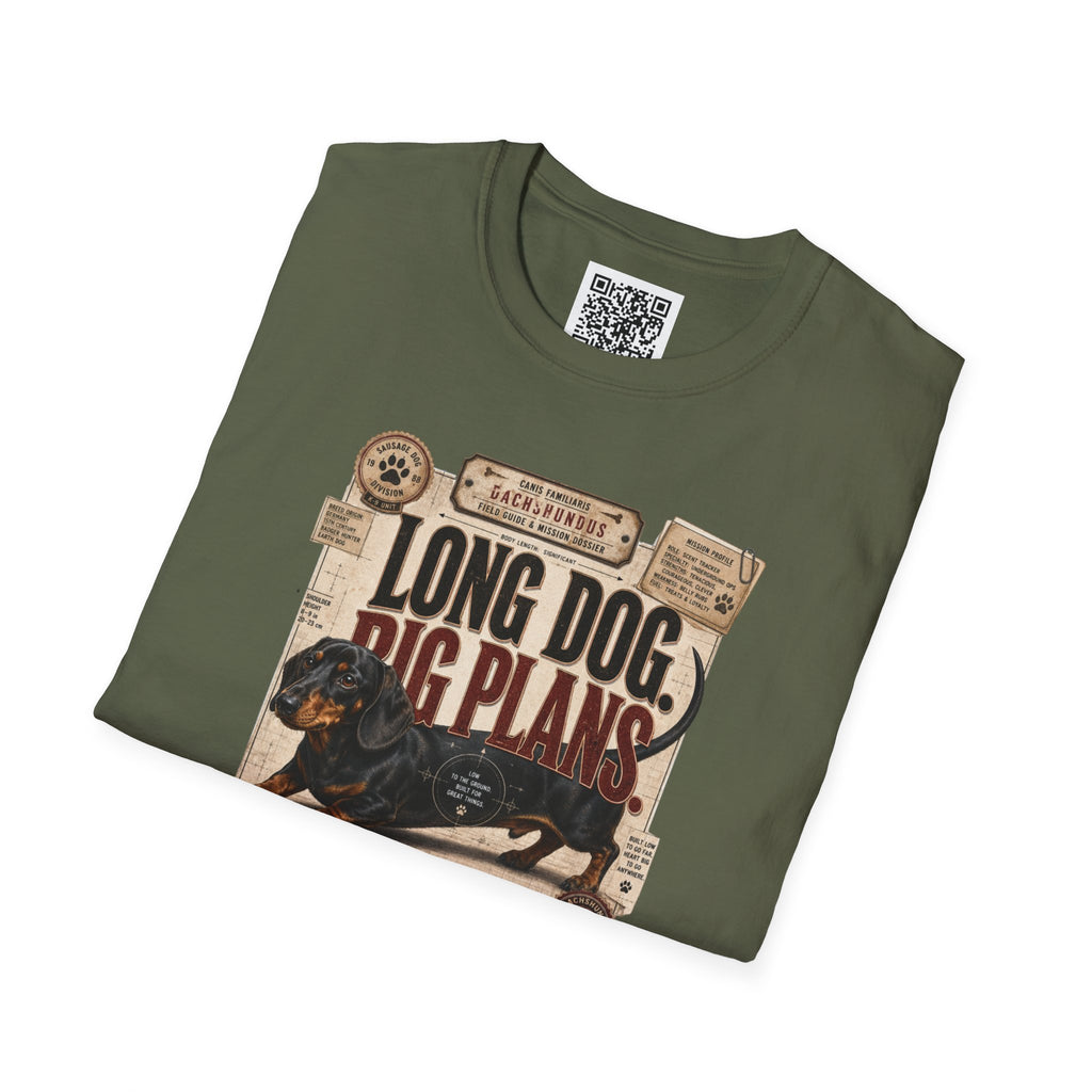 Long Dog, Big Plans Dachshund T-Shirt