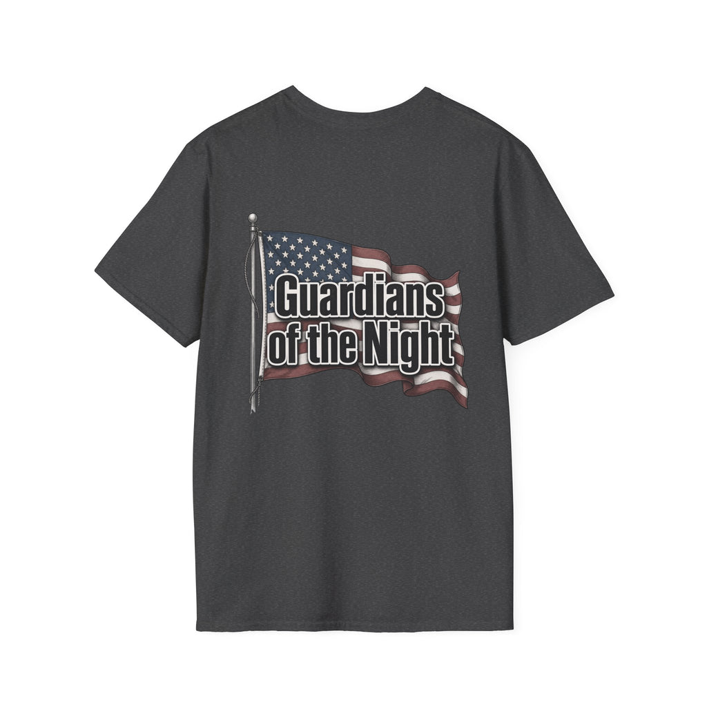Guardians of the Night T-Shirt — Minimal Chest Text Tee