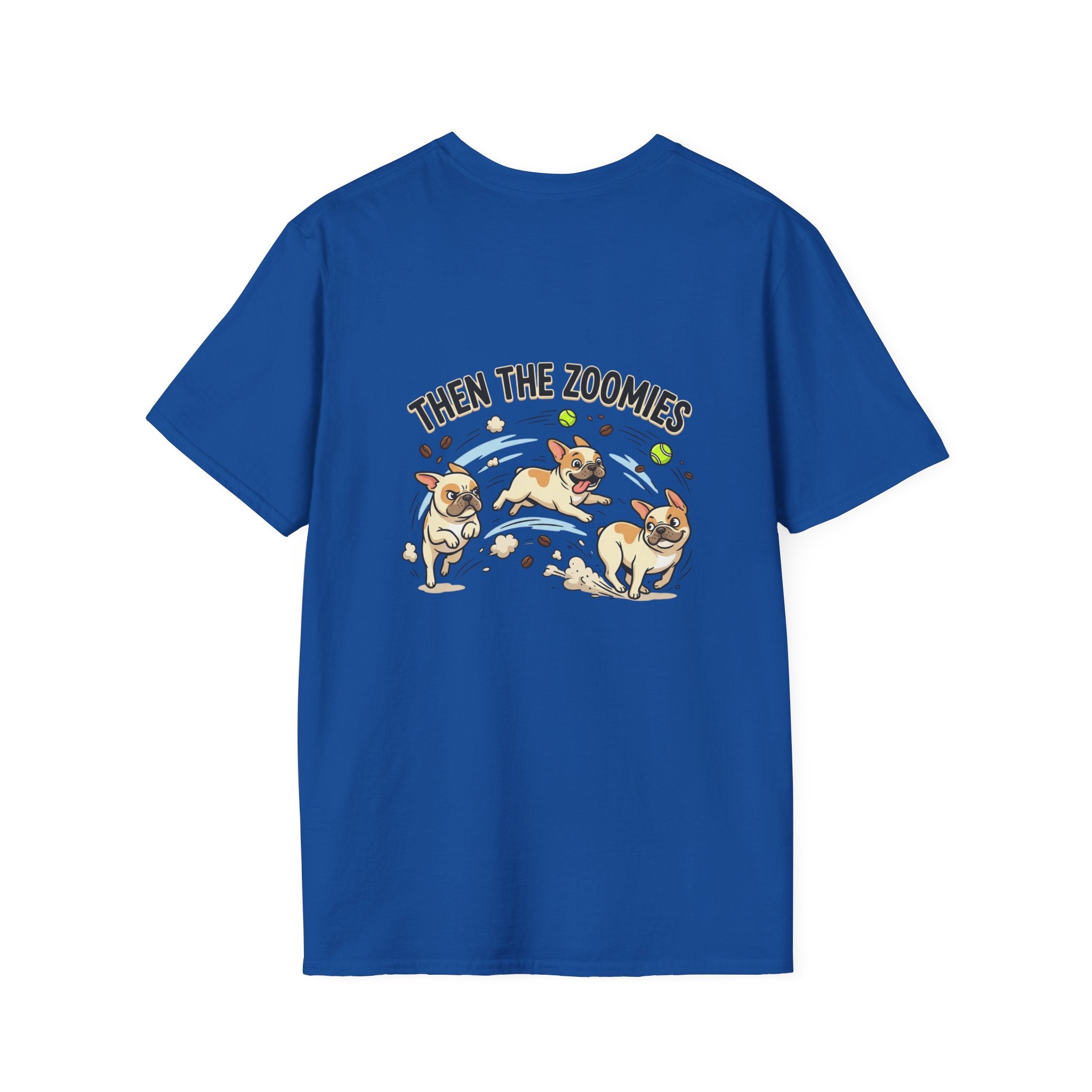 French Bulldog "Coffee First" T-Shirt