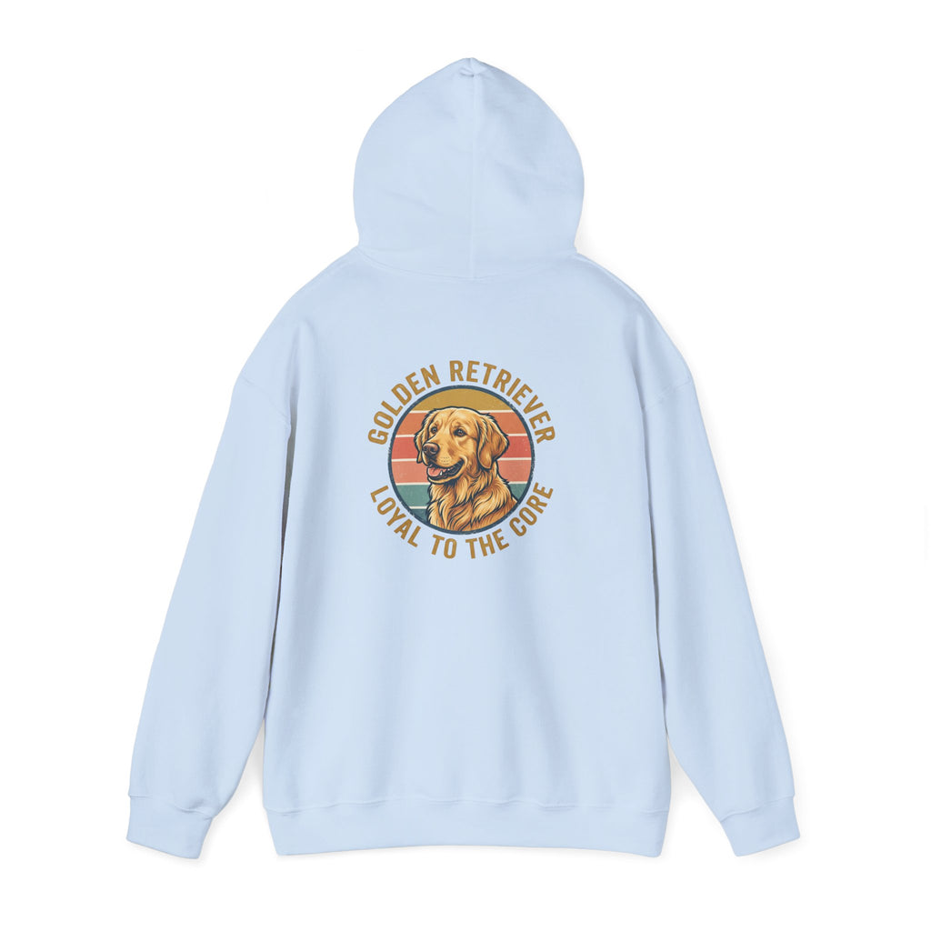 Golden Retriever Hoodie — "Loyal to the Core" Dog Lover Pullover