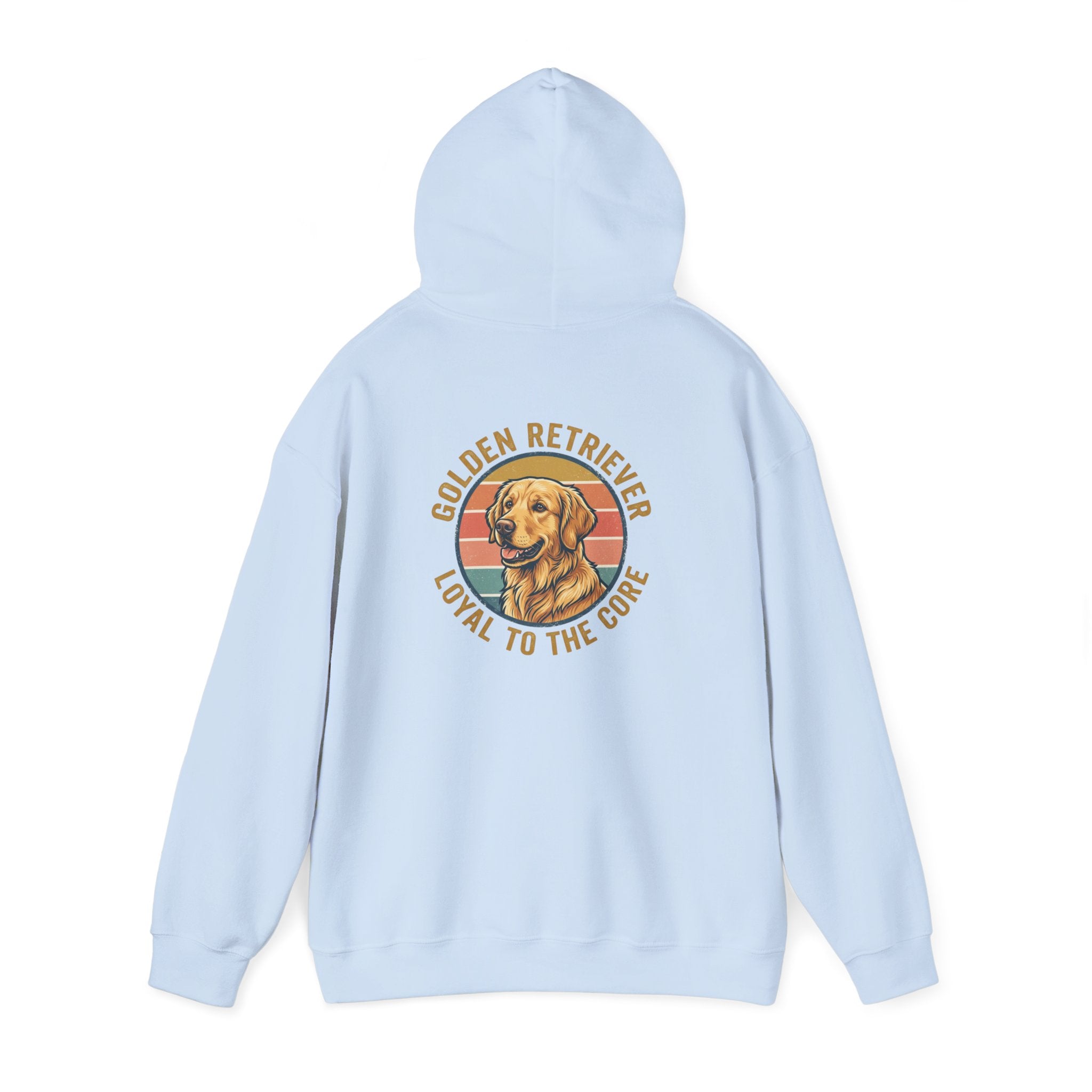 Golden Retriever Hoodie — "Loyal to the Core" Dog Lover Pullover