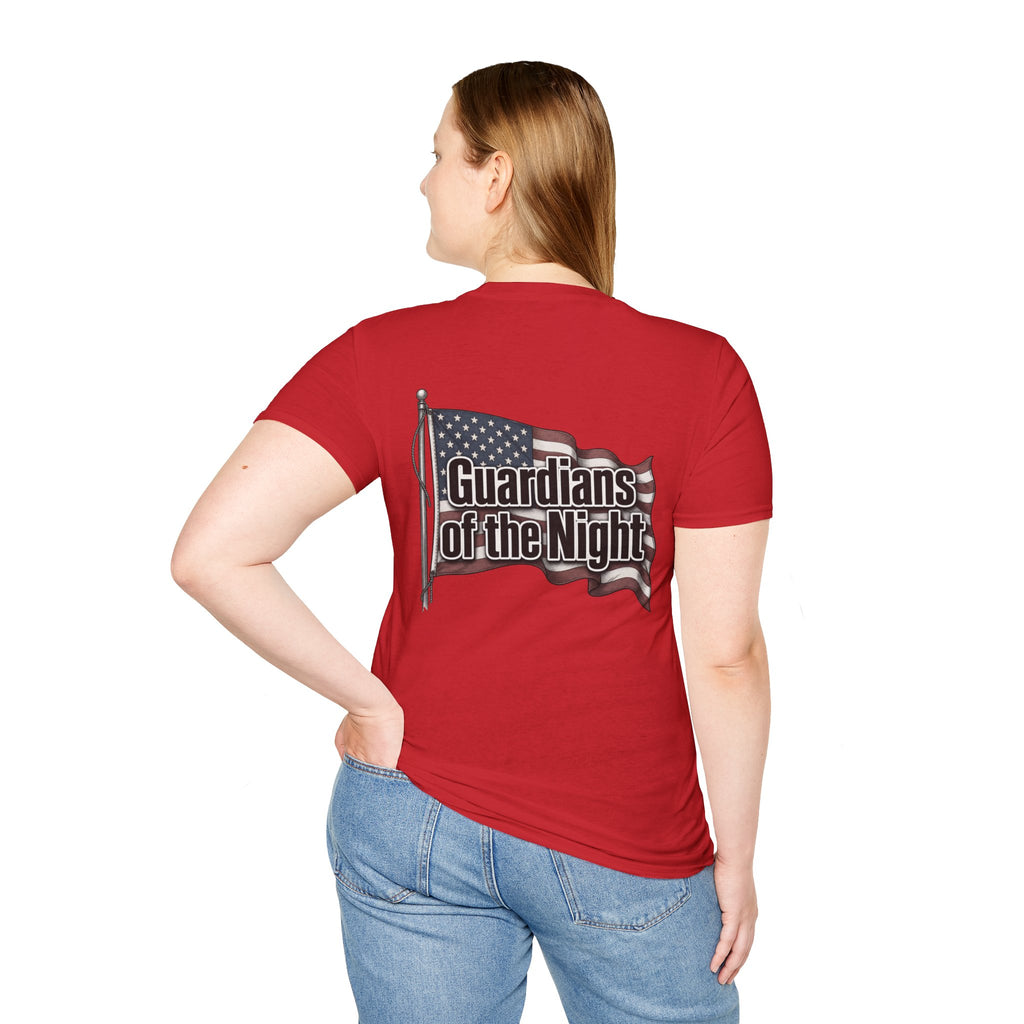 Guardians of the Night T-Shirt — Minimal Chest Text Tee
