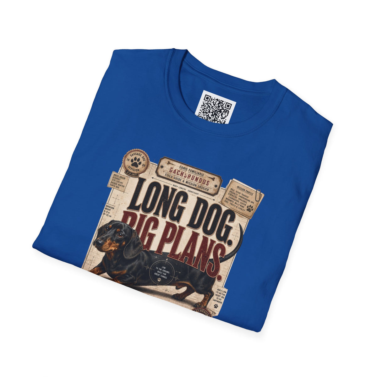 Long Dog, Big Plans Dachshund T-Shirt