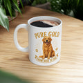 Golden Retriever Ceramic Mug – "Golden Rules" Dog Traits Coffee Cup (11oz/15oz)