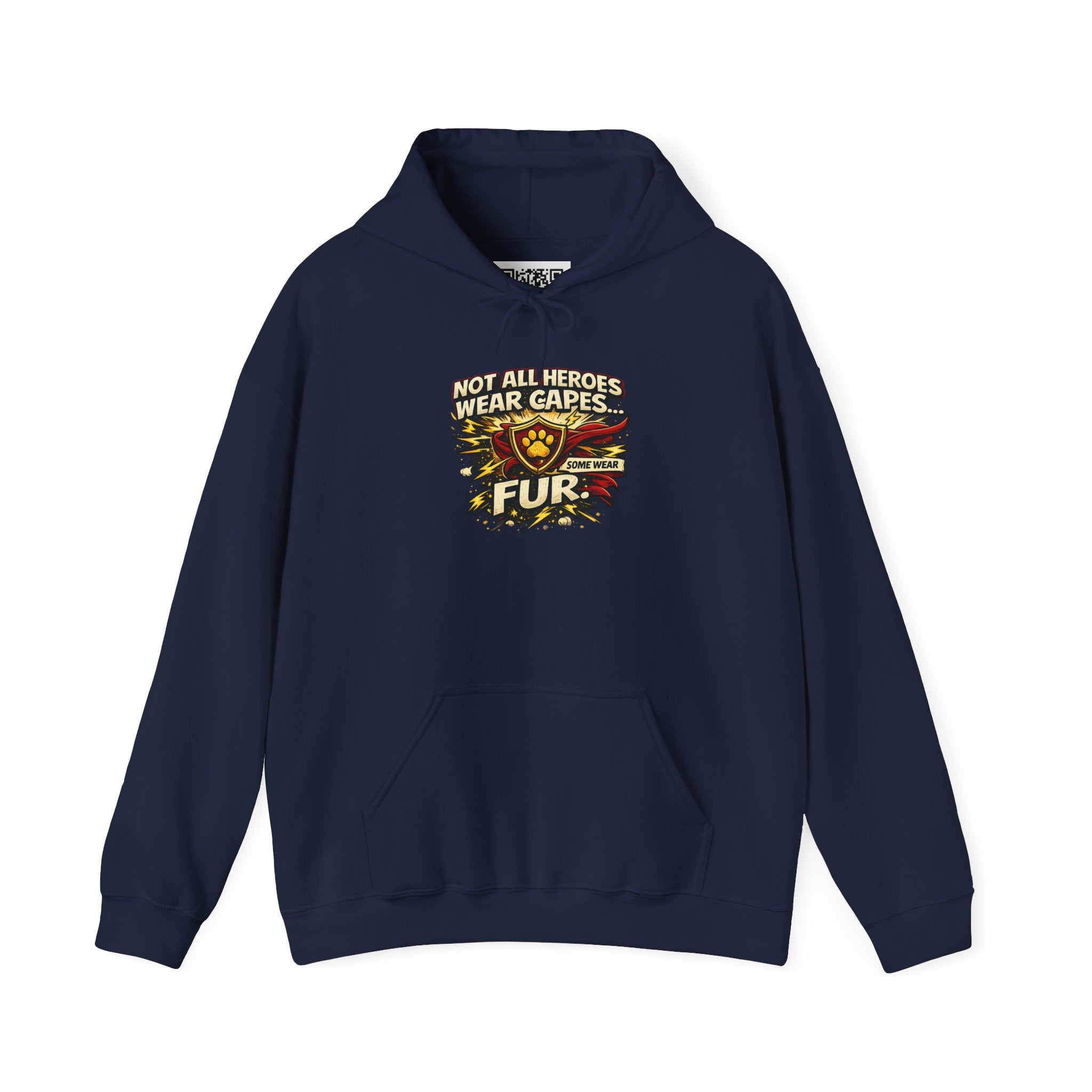 German Shepherd Protector Hoodie — "Not All Heroes Wear Capes" Dog Lover Pullover