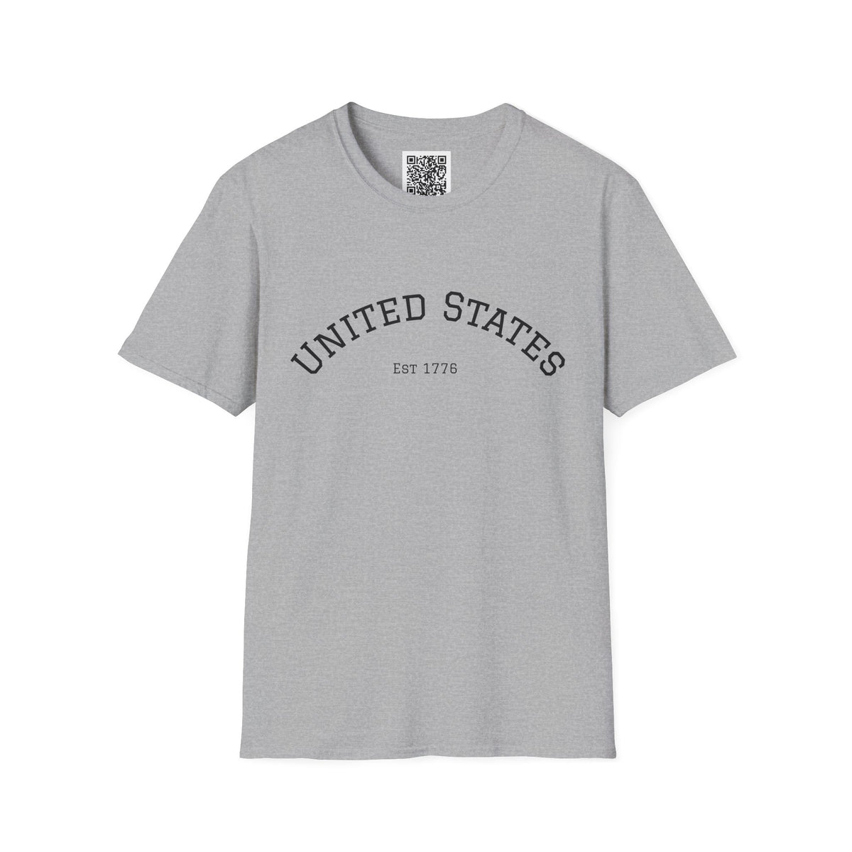 United States EST 1776 T-Shirt | Patriotic Vintage Script Tee