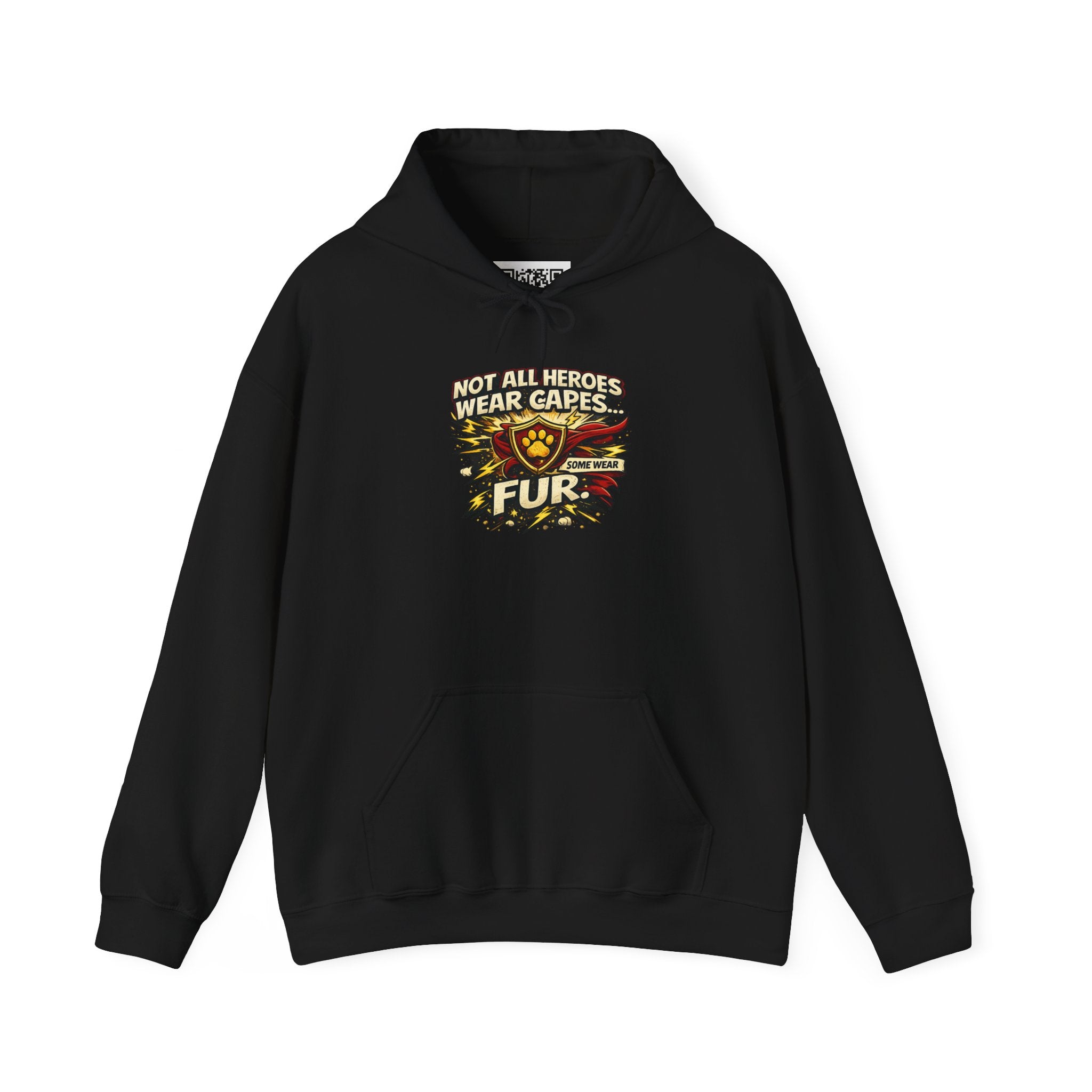German Shepherd Protector Hoodie — "Not All Heroes Wear Capes" Dog Lover Pullover