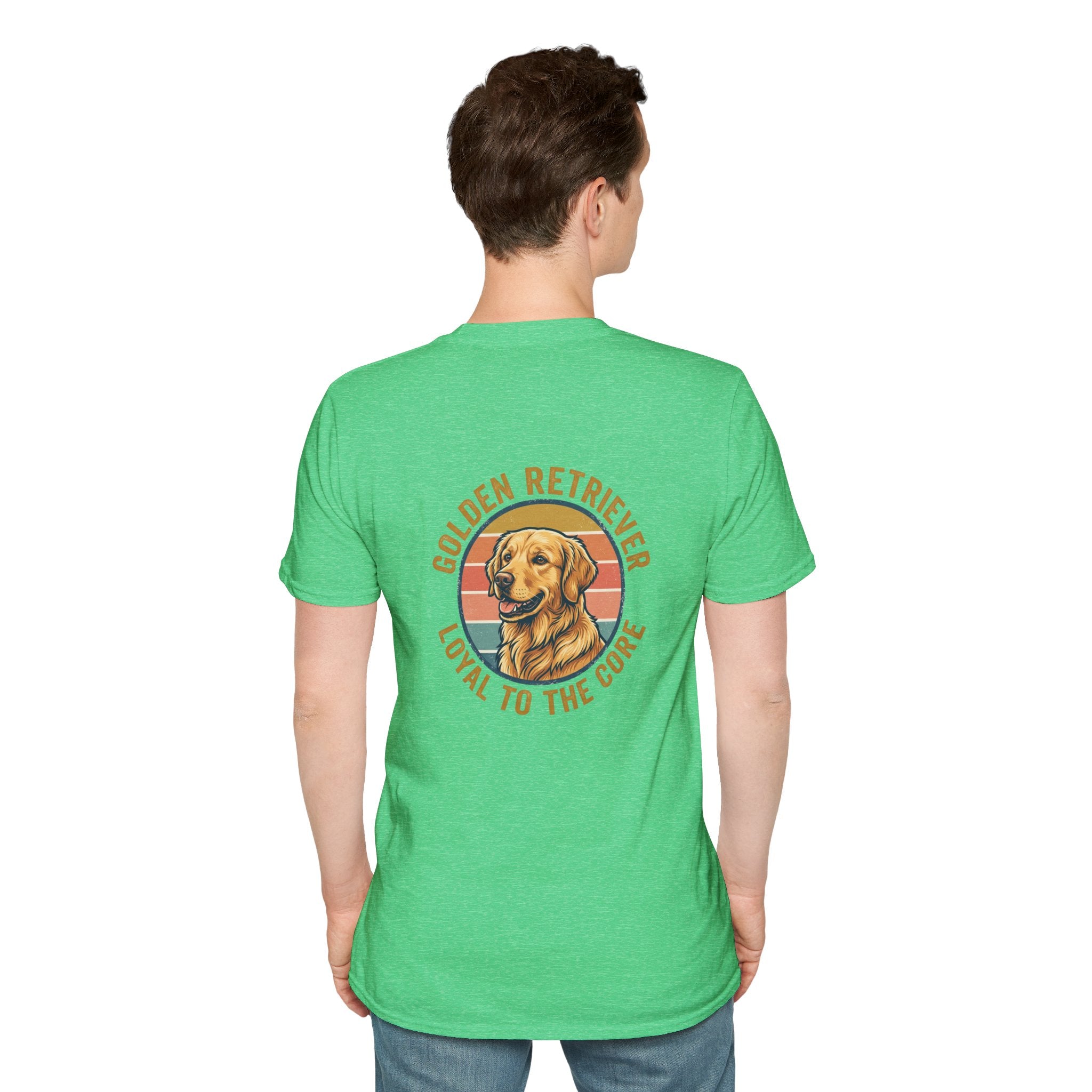 Golden Retriever Good Boy Club Print T-Shirt
