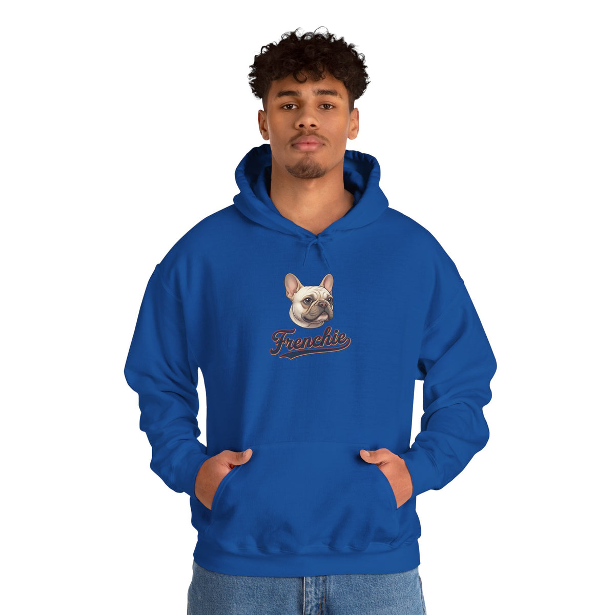 Frenchie Hoodie 90% Energy — Graphic Pullover