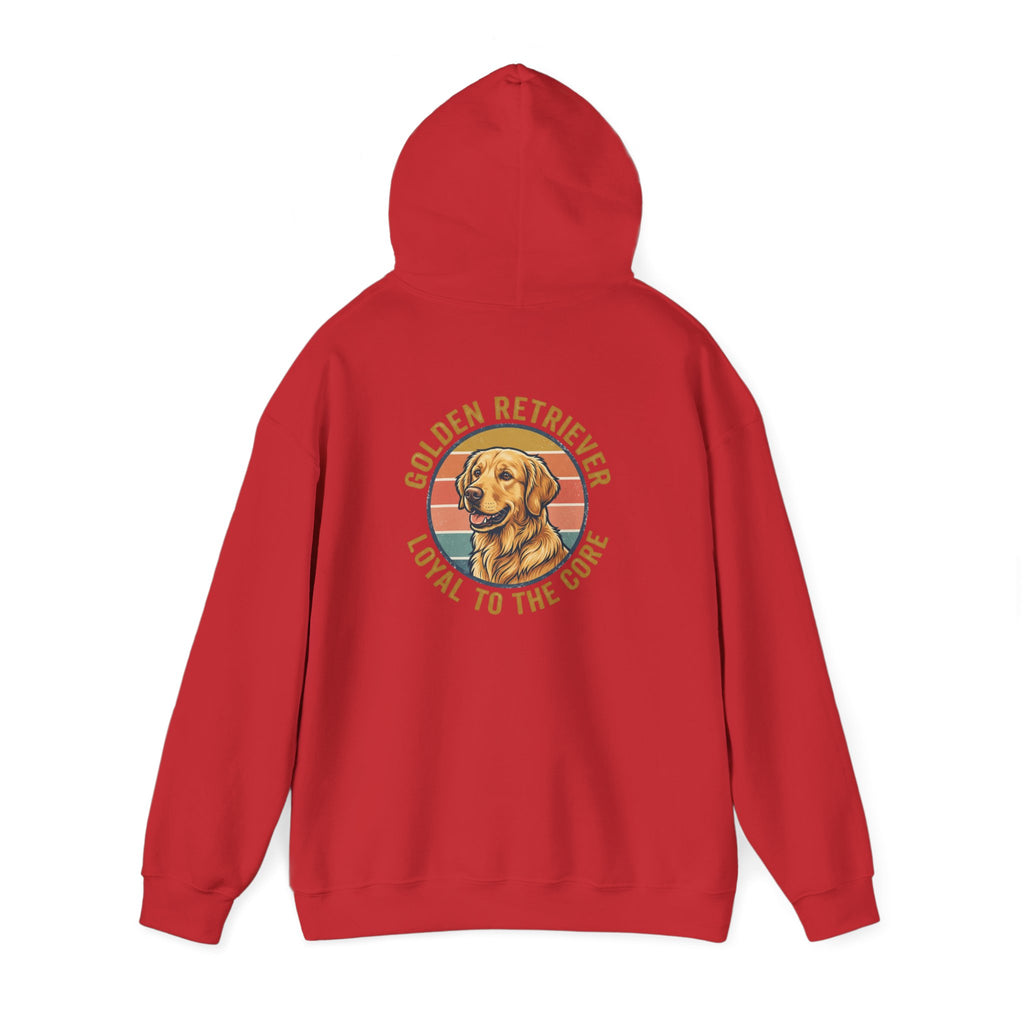 Golden Retriever Hoodie — "Loyal to the Core" Dog Lover Pullover