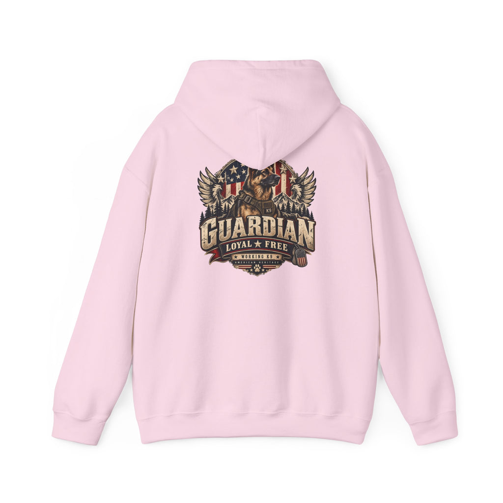 Guardian Loyal & Free Hoodie - Patriotic American Flag Eagle Design