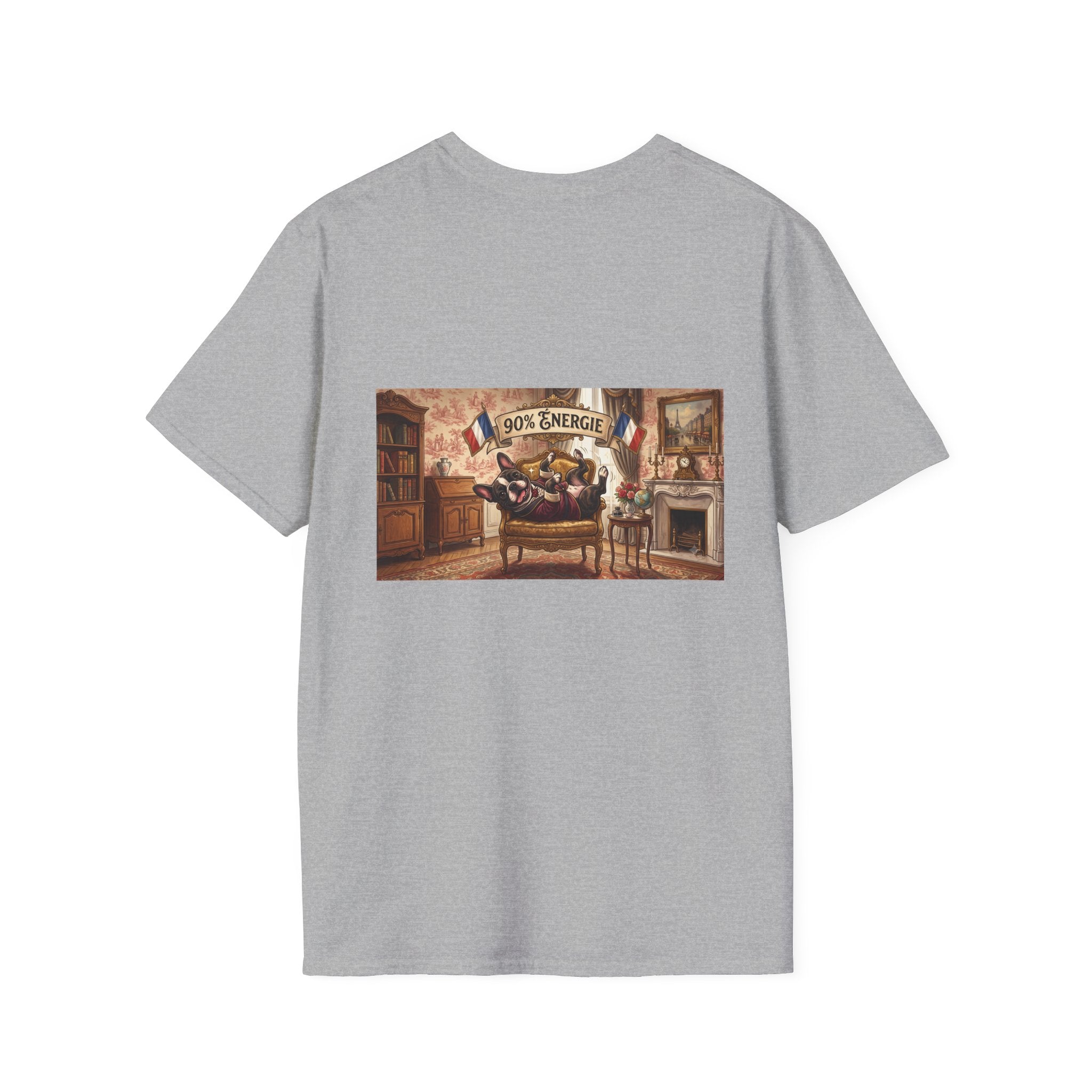 French Bulldog 90% Energy T-Shirt Graphic Tee