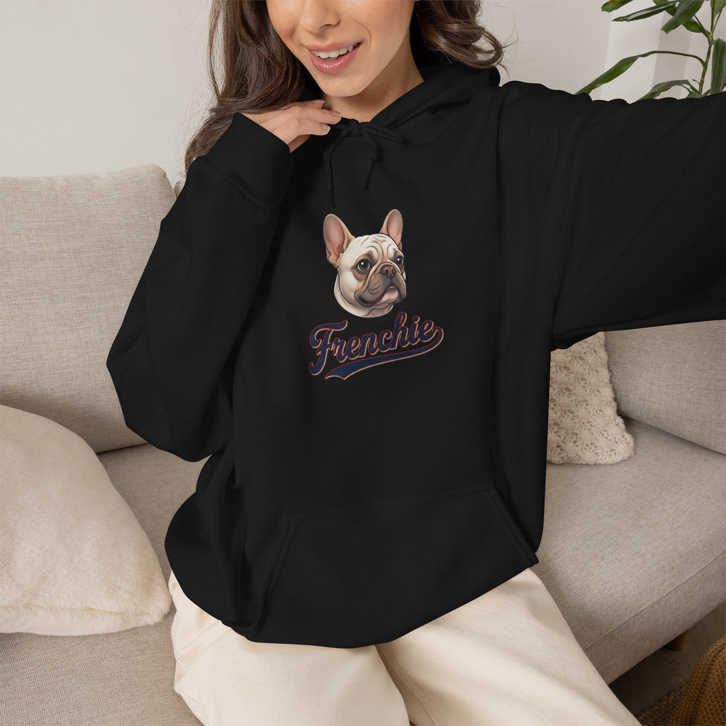 Frenchie Hoodie 90% Energy — Graphic Pullover