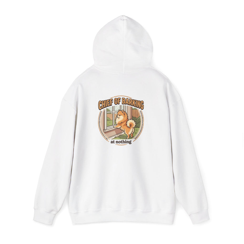 Pomeranian 'Chief of Barking at Nothing' Hoodie