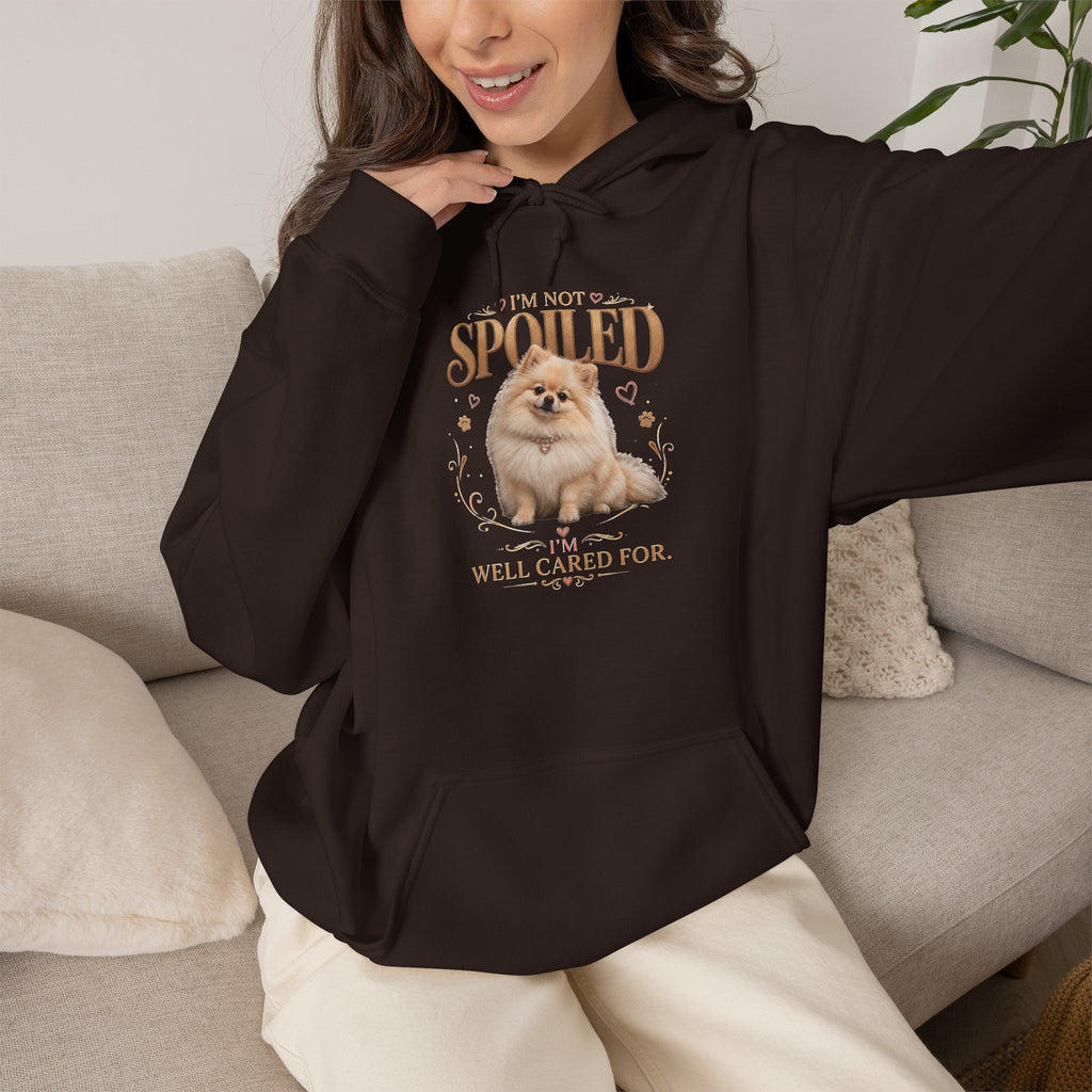 Pomeranian “Spoiled & Well Cared For” Hoodie