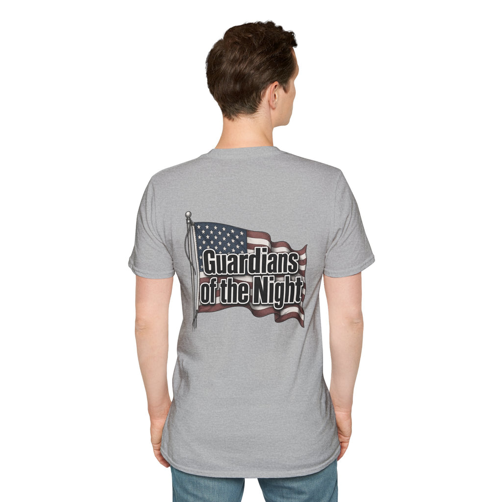 Guardians of the Night T-Shirt — Minimal Chest Text Tee