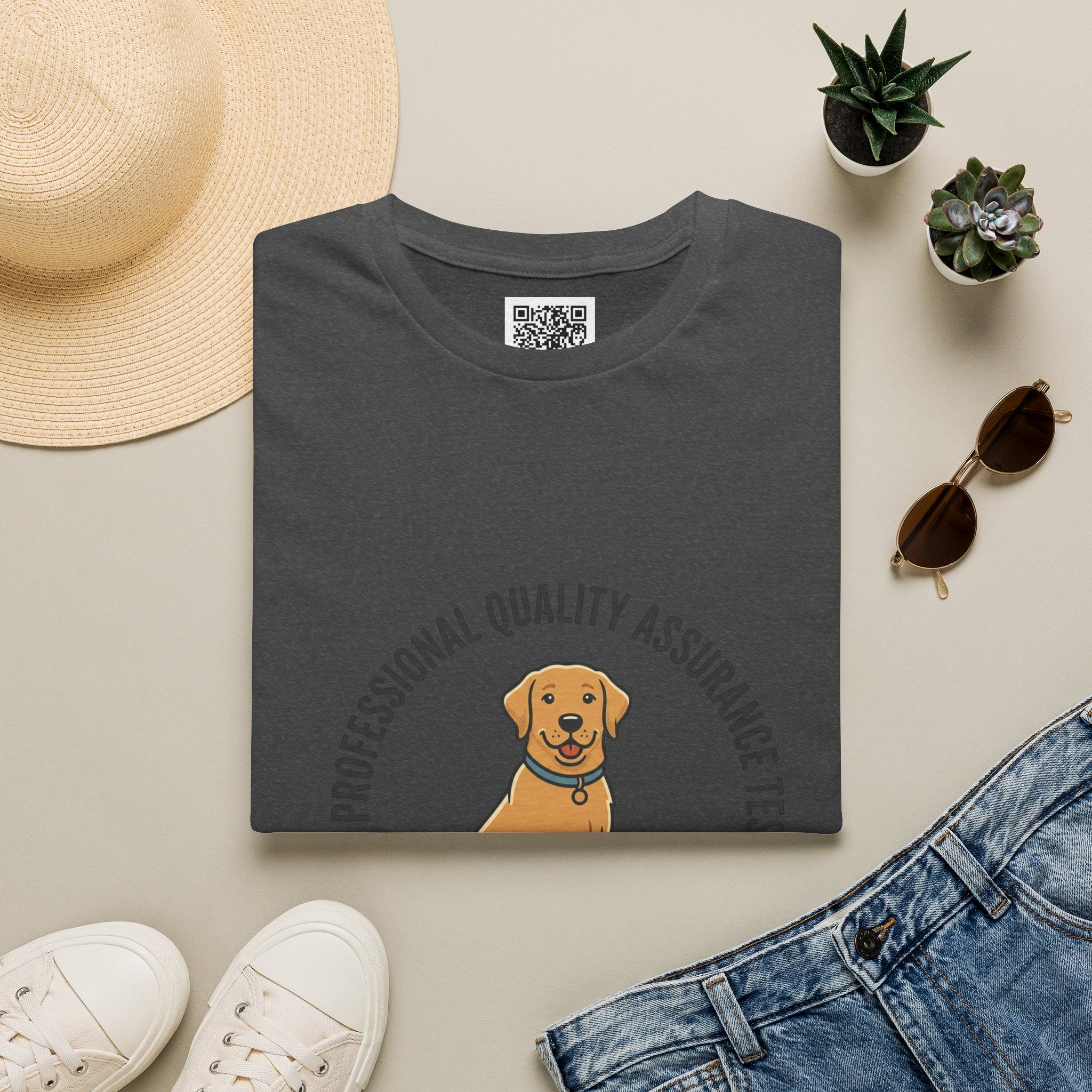 Lab Tested Quality Assurance Dog Graphic Tee