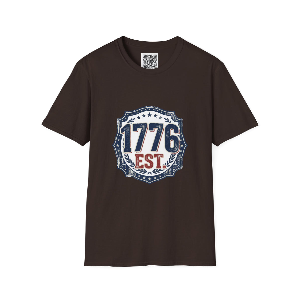 1776 Vintage Shield T-Shirt — Patriotic Independence Day Tee