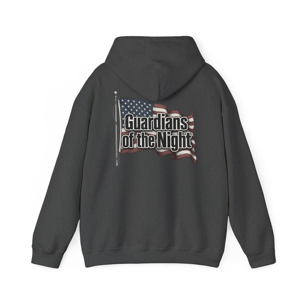 Guardians of the Night Hoodie – Patriotic American Flag Sweatshirt