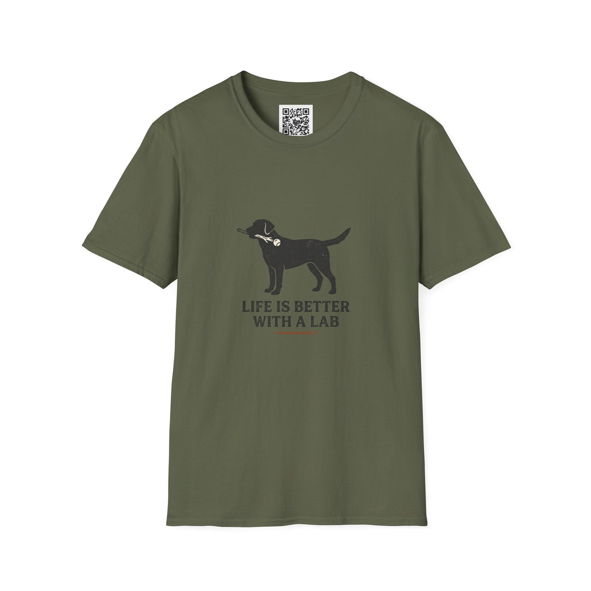 Lab Retriever T-Shirt — "Life Is Better With a Lab" Dog Lover Tee